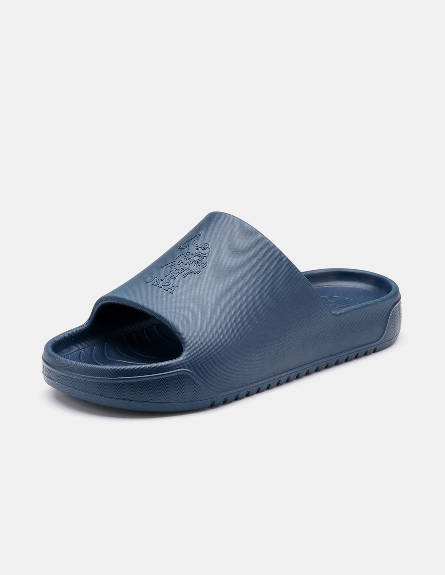 Men Palmer Open Toe Slippers Navy - U.S. Polo Assn. India | Large
