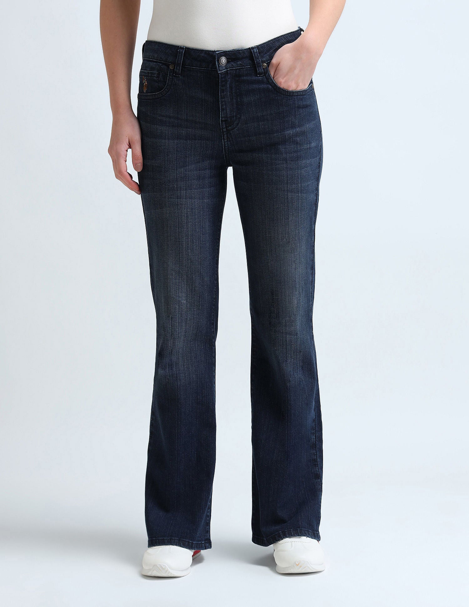 Bootcut Fit Blue Jeans Blue - U.S. POLO ASSN. | Large