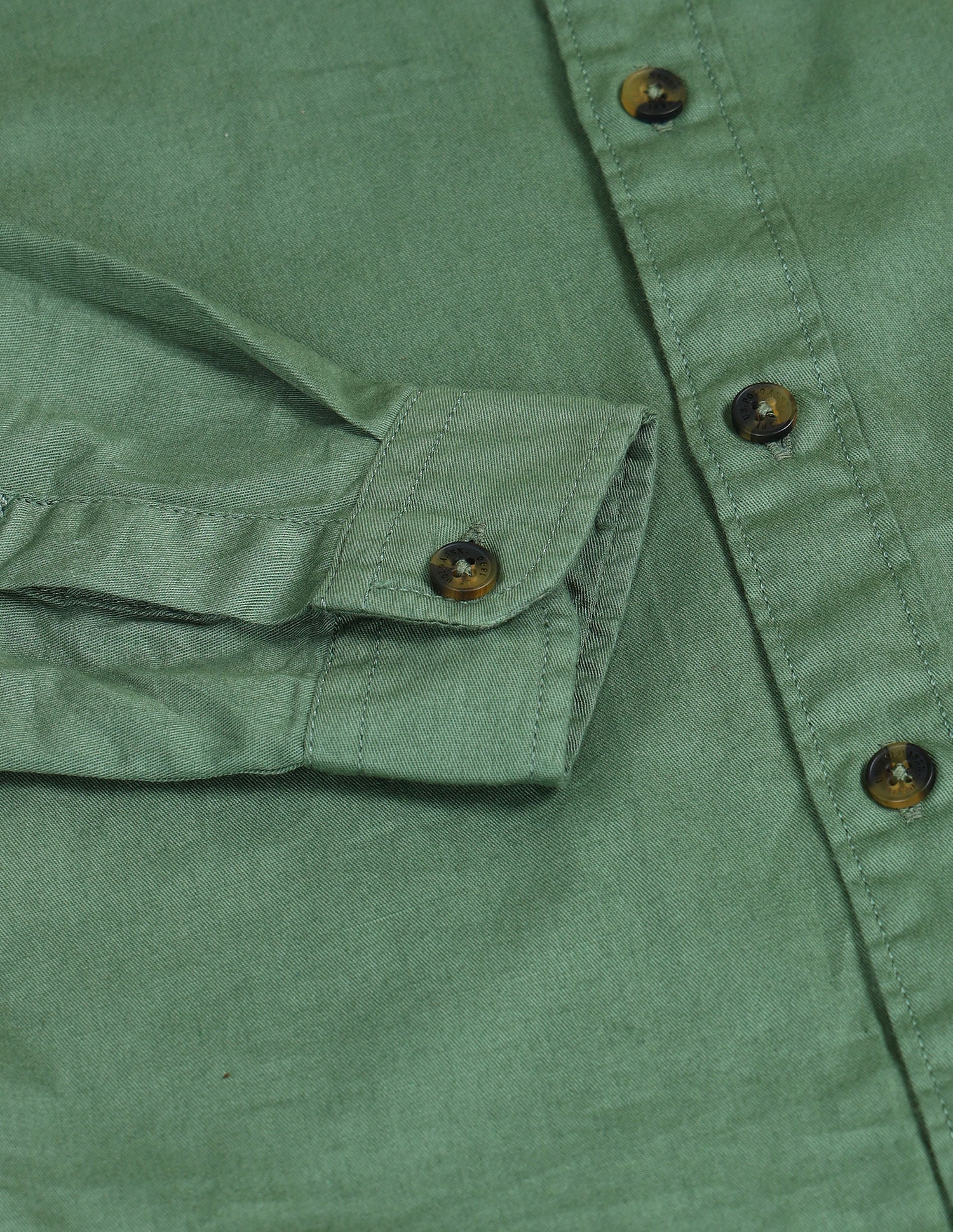 Dobby Regular Fit Solid Shirt Light Olive - U.S. POLO ASSN. | Large