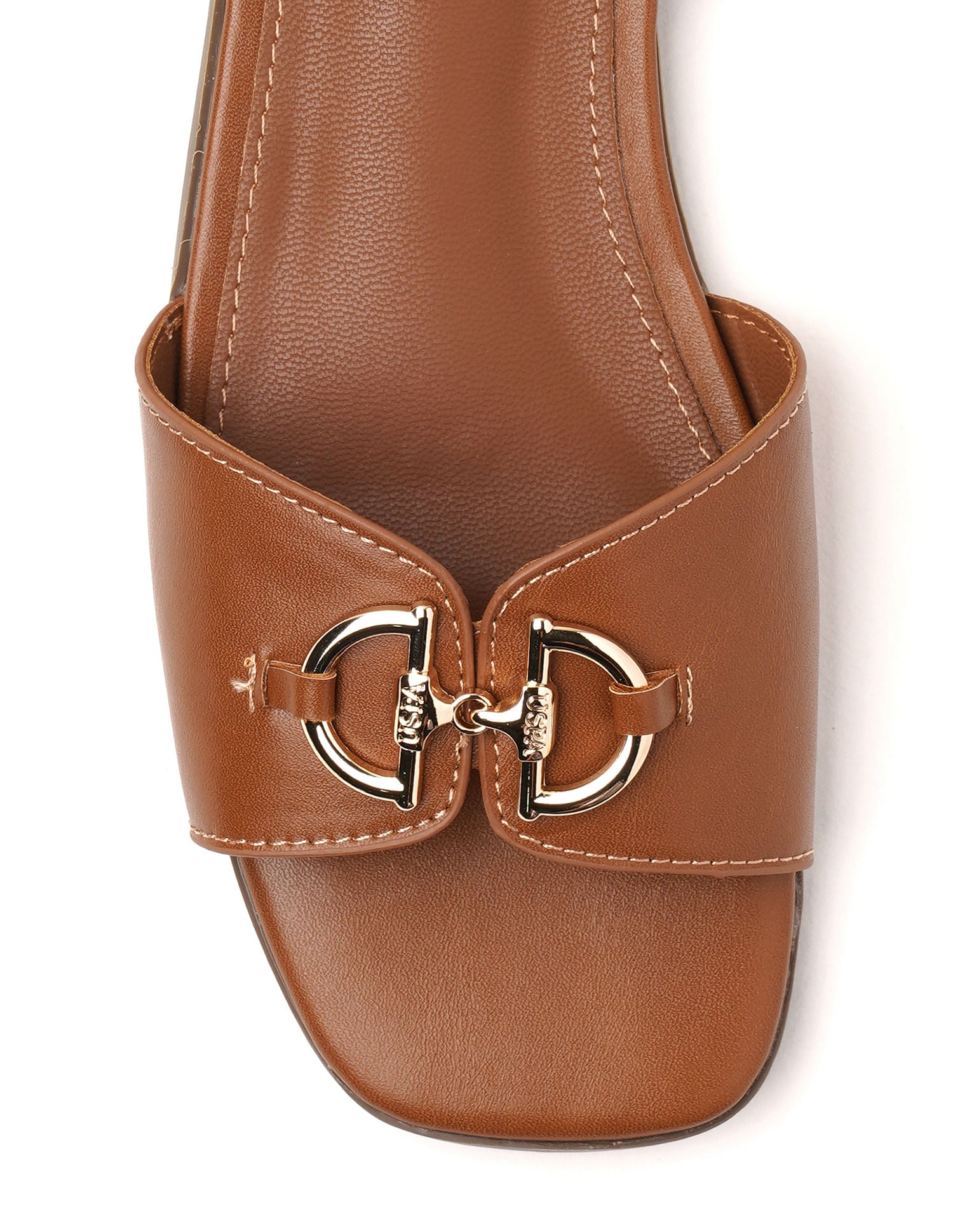 Vamp Strap Chiara Sandals Tan - U.S. POLO ASSN. | Large