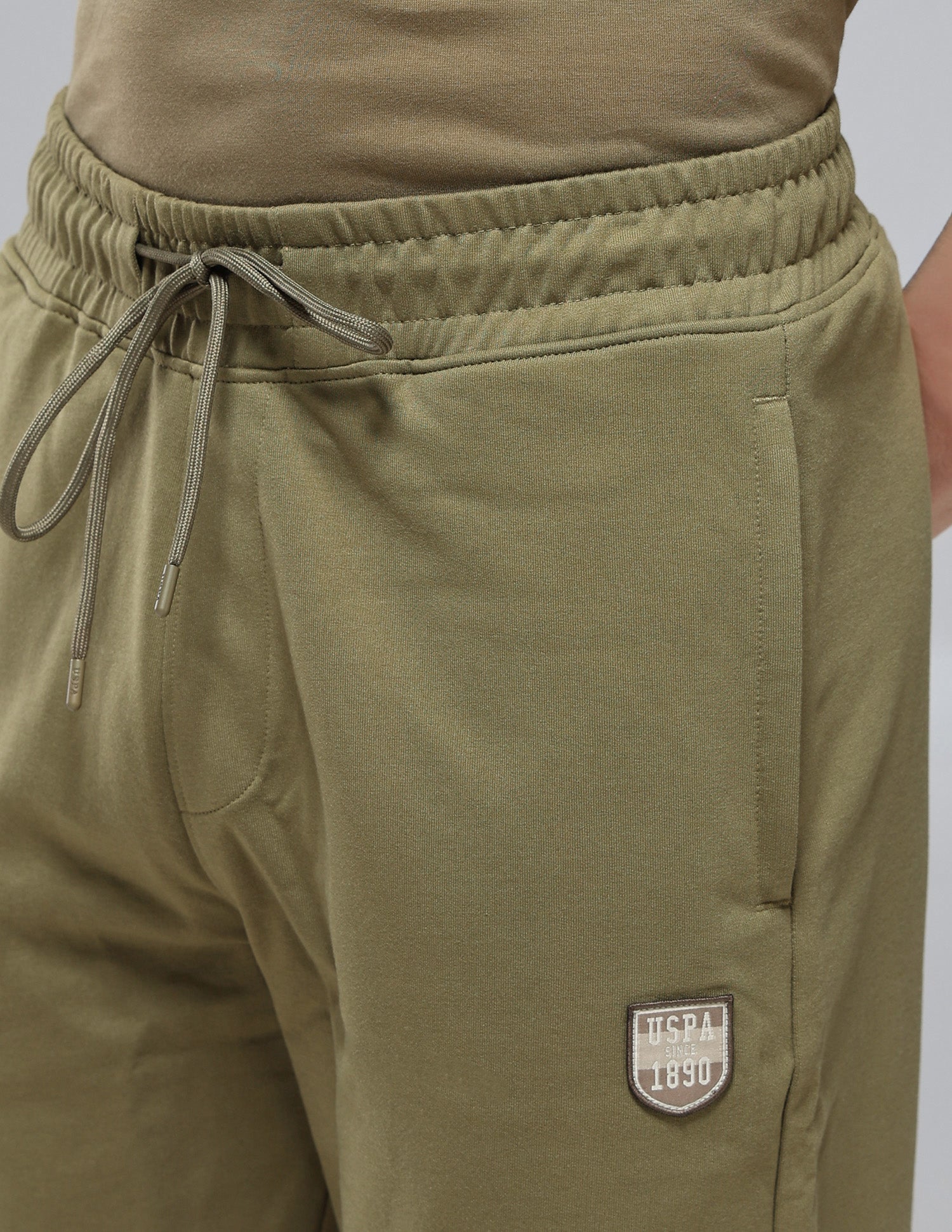 Breathable Relaxed Fit OJ010 Lounge Joggers Martin Olive - U.S. Polo Assn. India | Large
