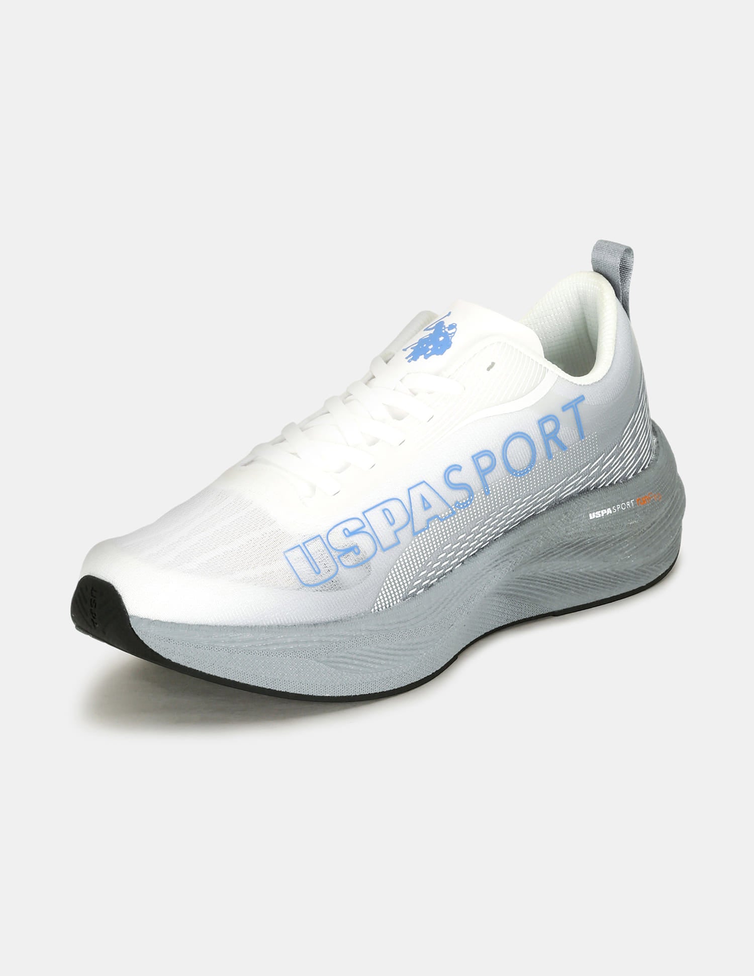 Men Oskar USPA Sport Runpro Running Shoes White - U.S. Polo Assn. India | Large