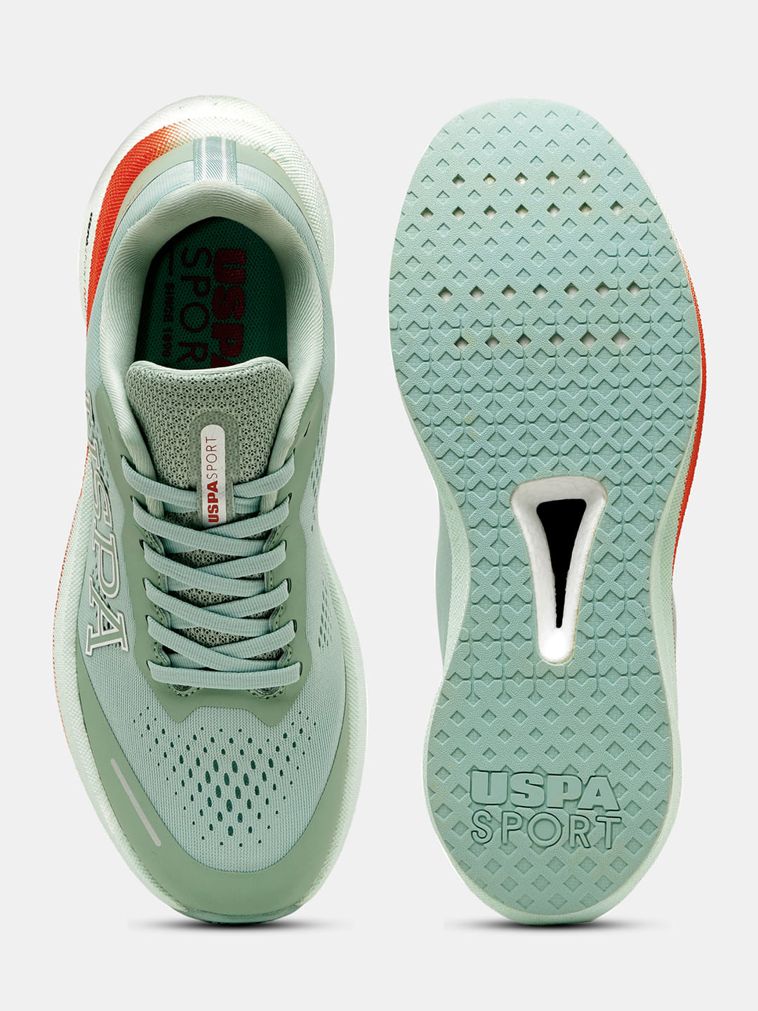 Men Rainer USPA Sport Runpro Running Shoes Light Green - U.S. Polo Assn. India | Large