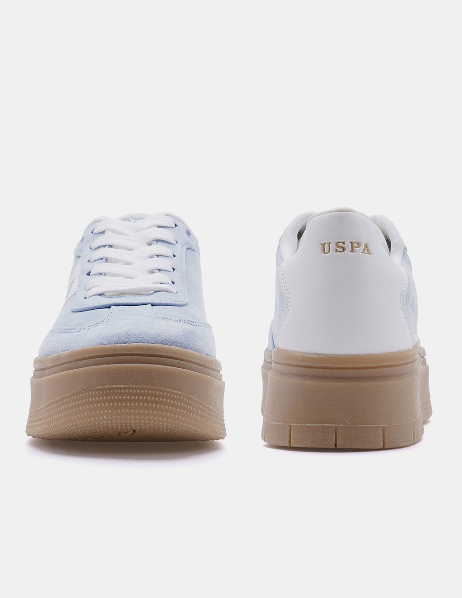 Women Colourblocked Zaira Sneakers Light Blue - U.S. Polo Assn. India | Large