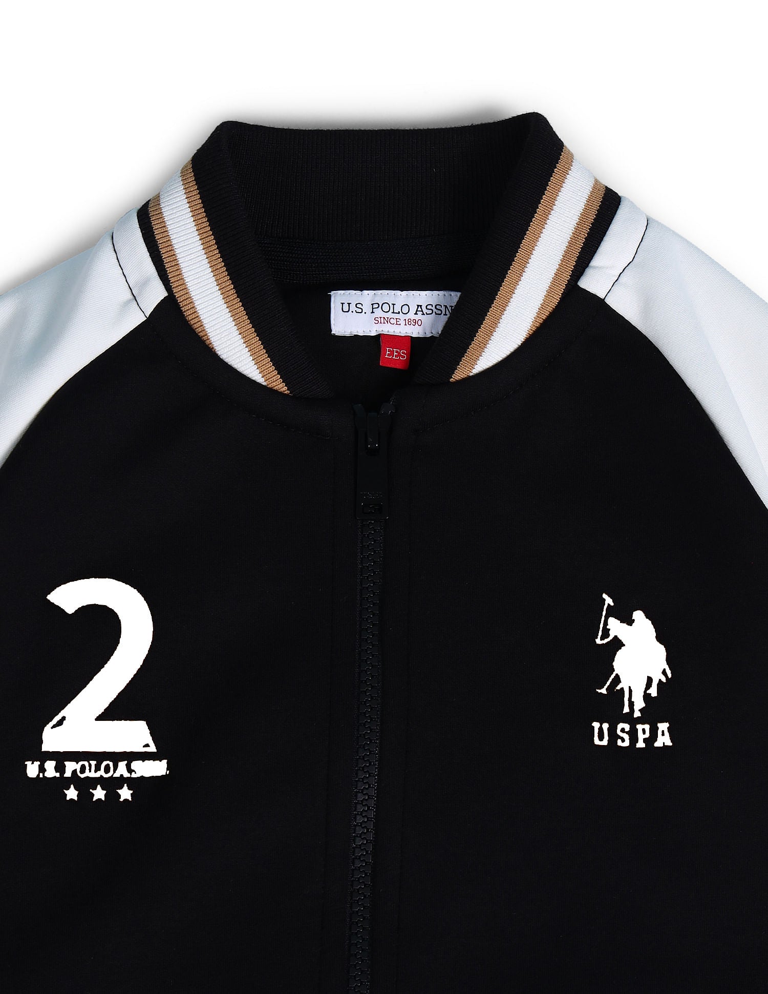 Boys Regular Fit Brand Printed Sweatshirt Black - U.S. POLO ASSN. | Large