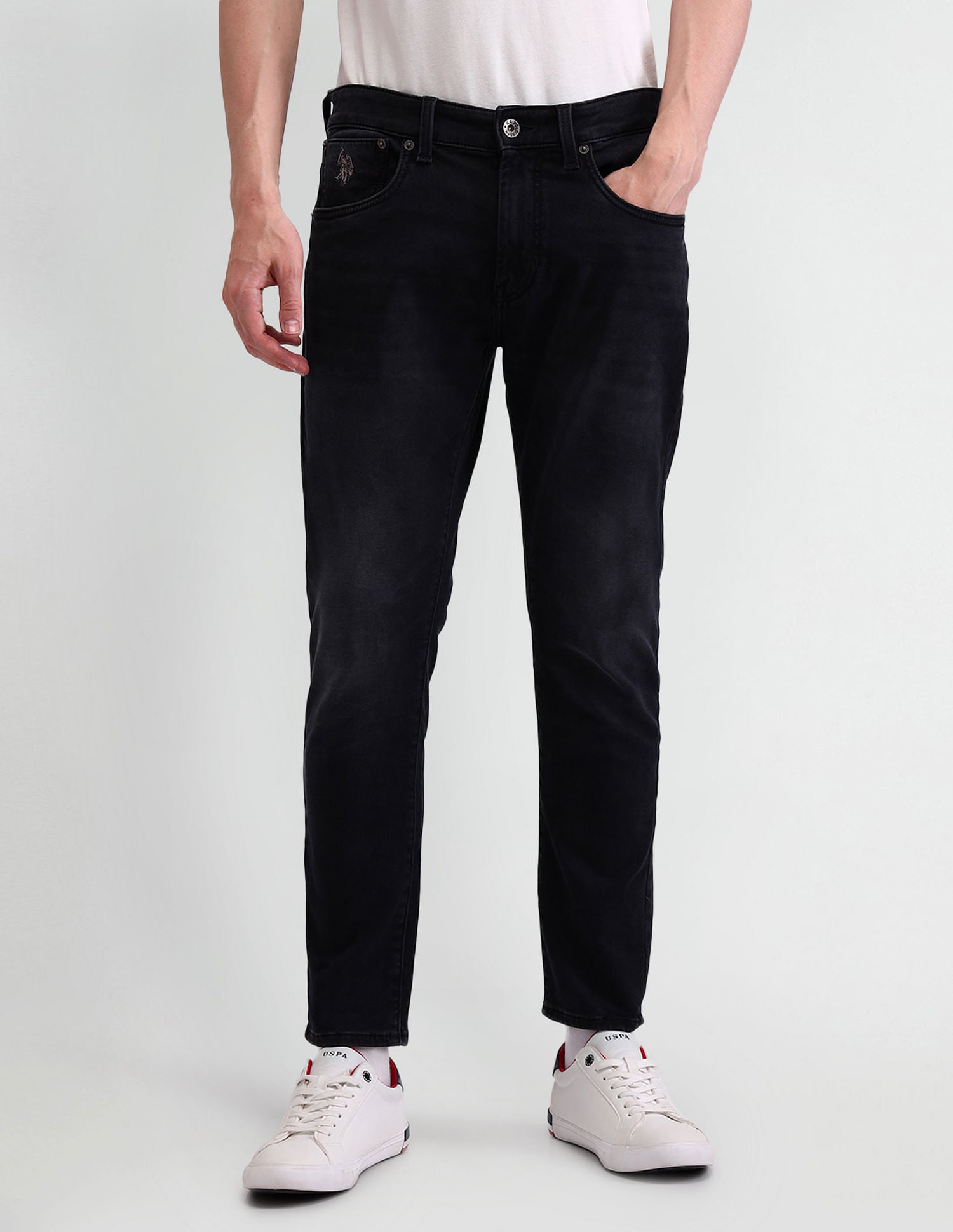 Henry Tapered Blue Jeans Blue - U.S. POLO ASSN. | Large