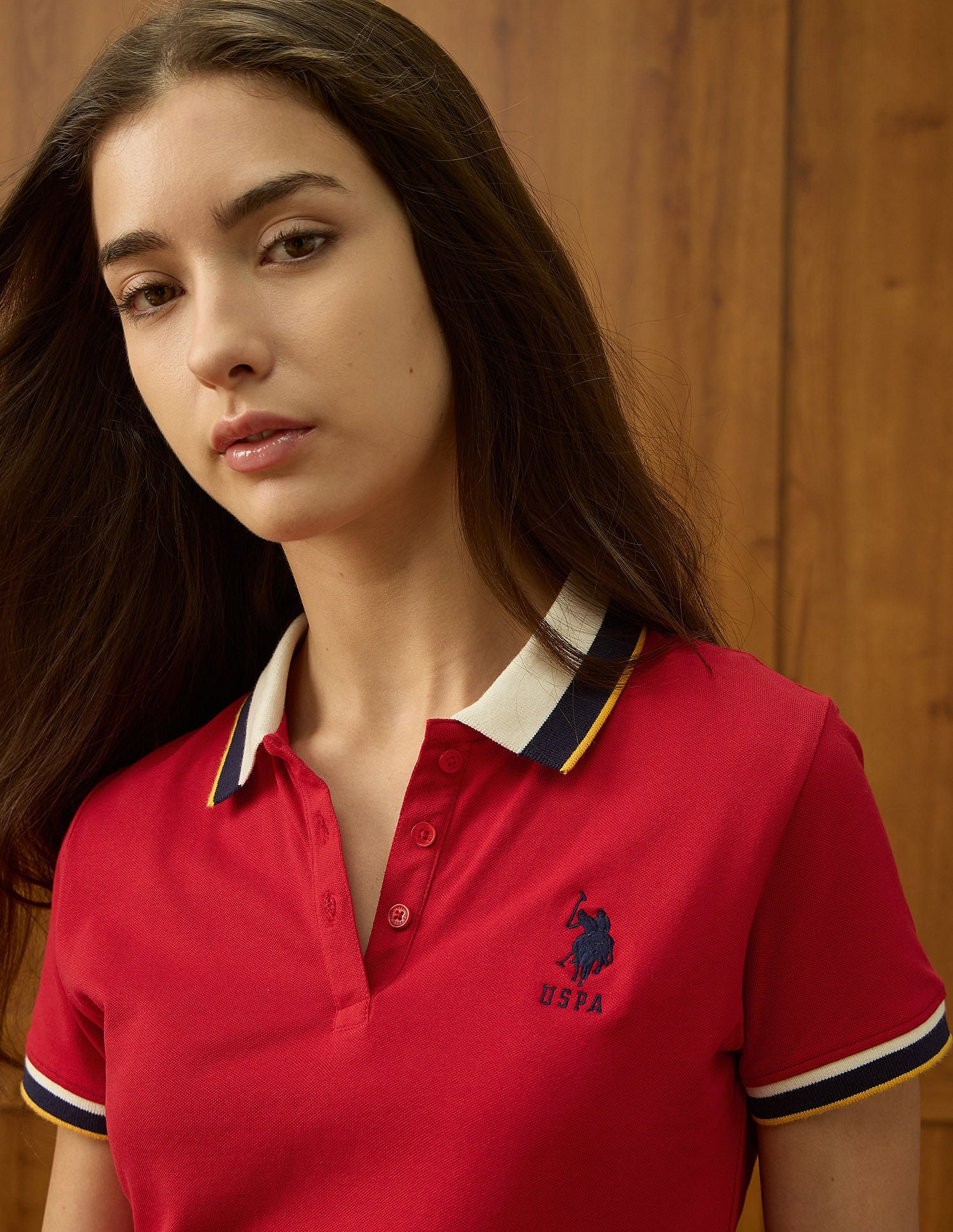 Regular Fit Solid Polo Shirt Red - U.S. POLO ASSN. | Large