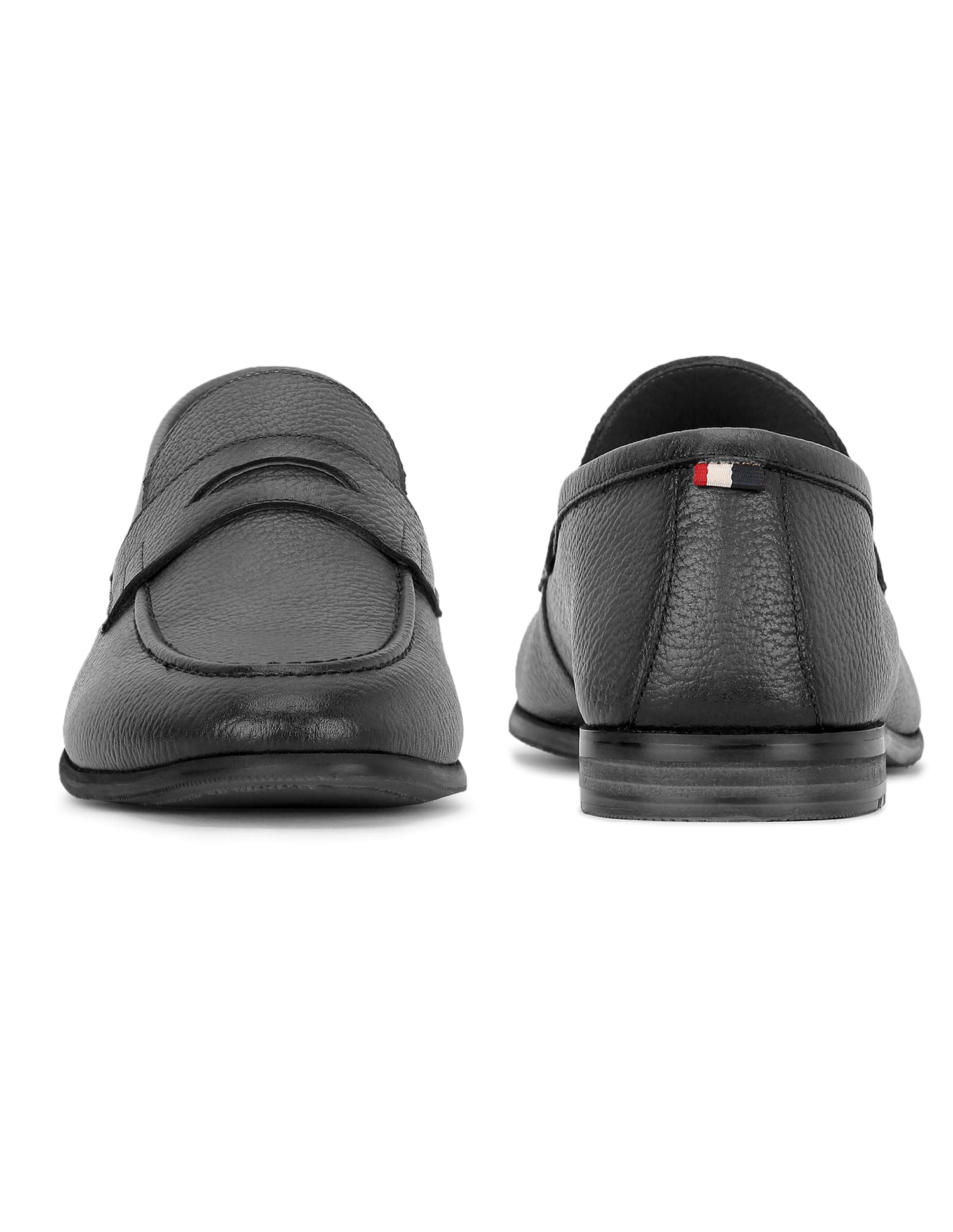 Men Valox Textured Loafers Black - U.S. Polo Assn. India | Large