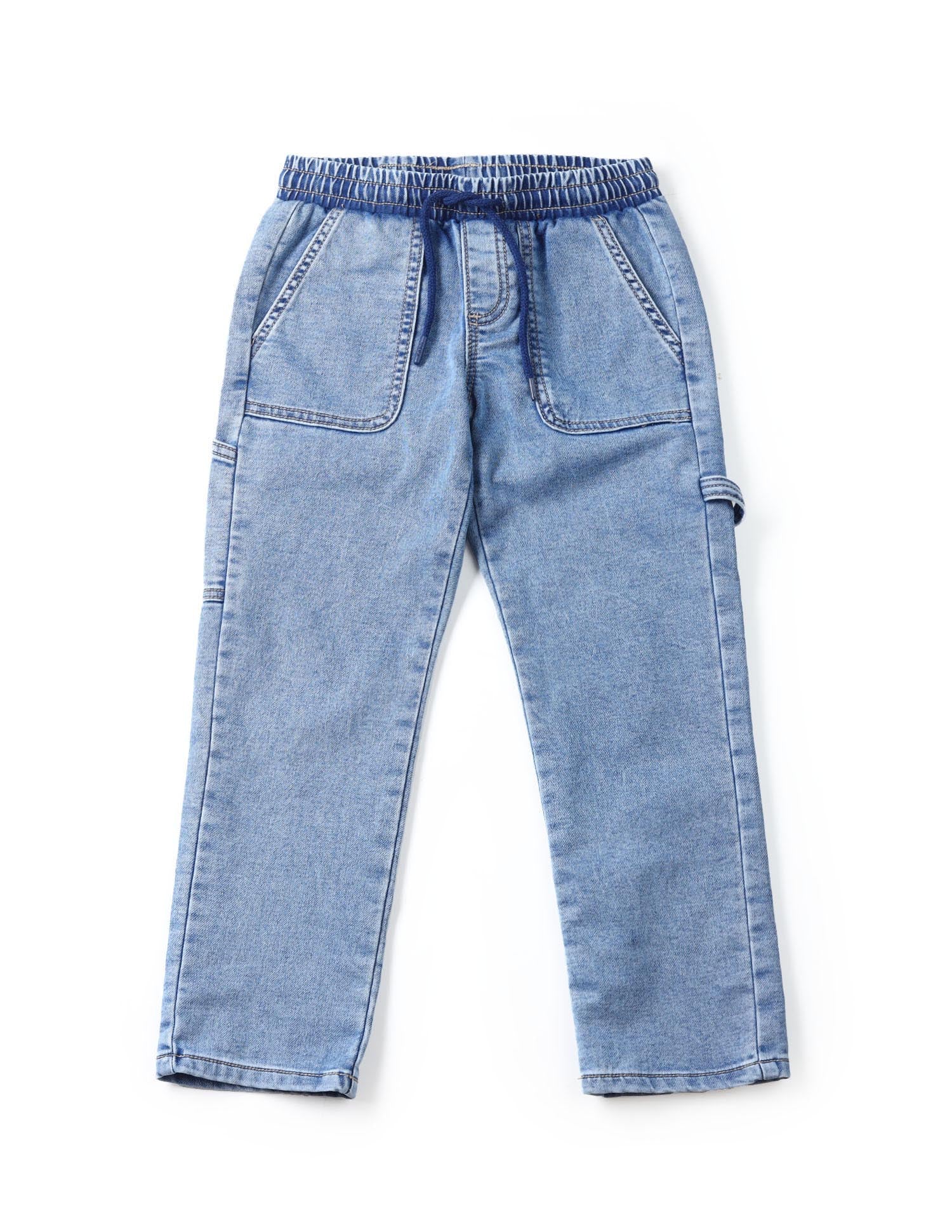 UKJEN564 LT. BLUE Boys Jeans Light Blue - U.S. POLO ASSN. | Large