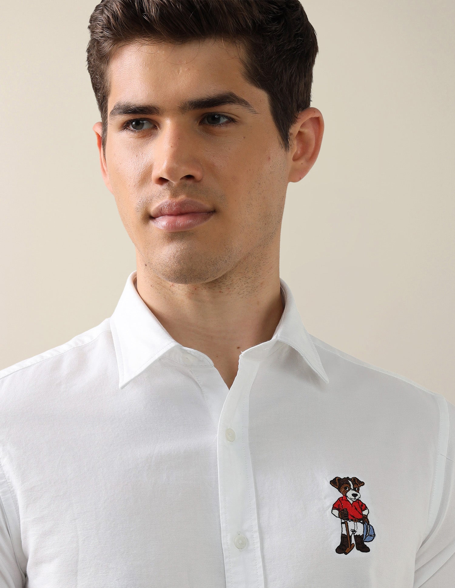 Oxford Tailored Fit Shirt White - U.S. Polo Assn. India | Large