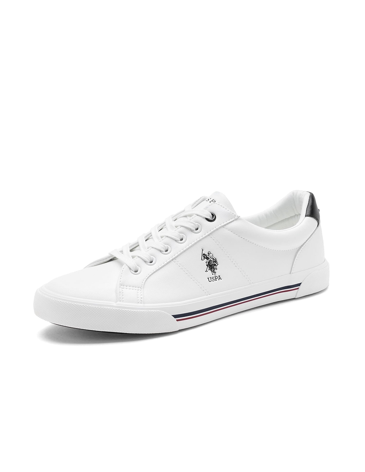 Men Solid Padry 4.0 Sneakers White - U.S. Polo Assn. India | Large