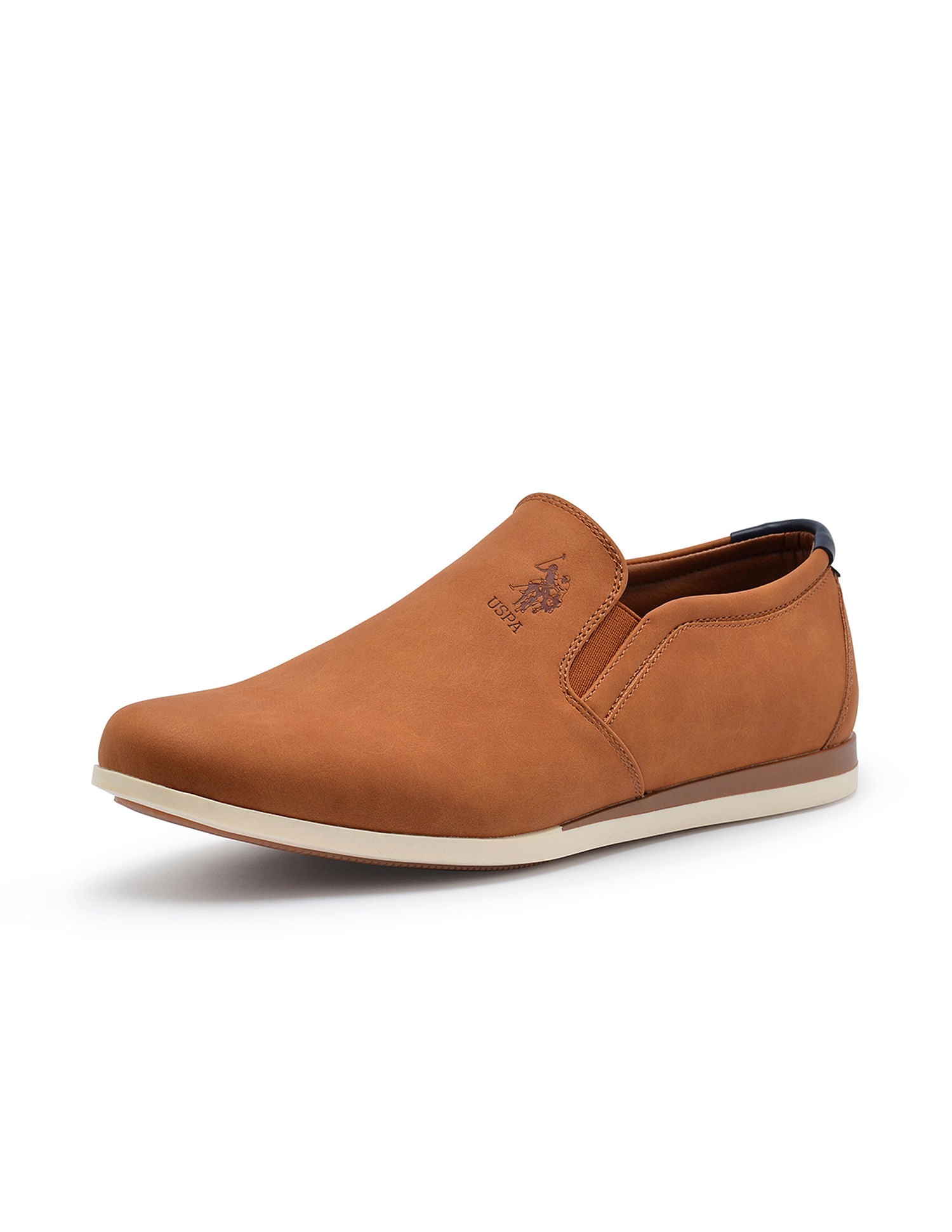 Men Wade 3.0 Tan Work Casuals Slip On Tan - U.S. POLO ASSN. | Large