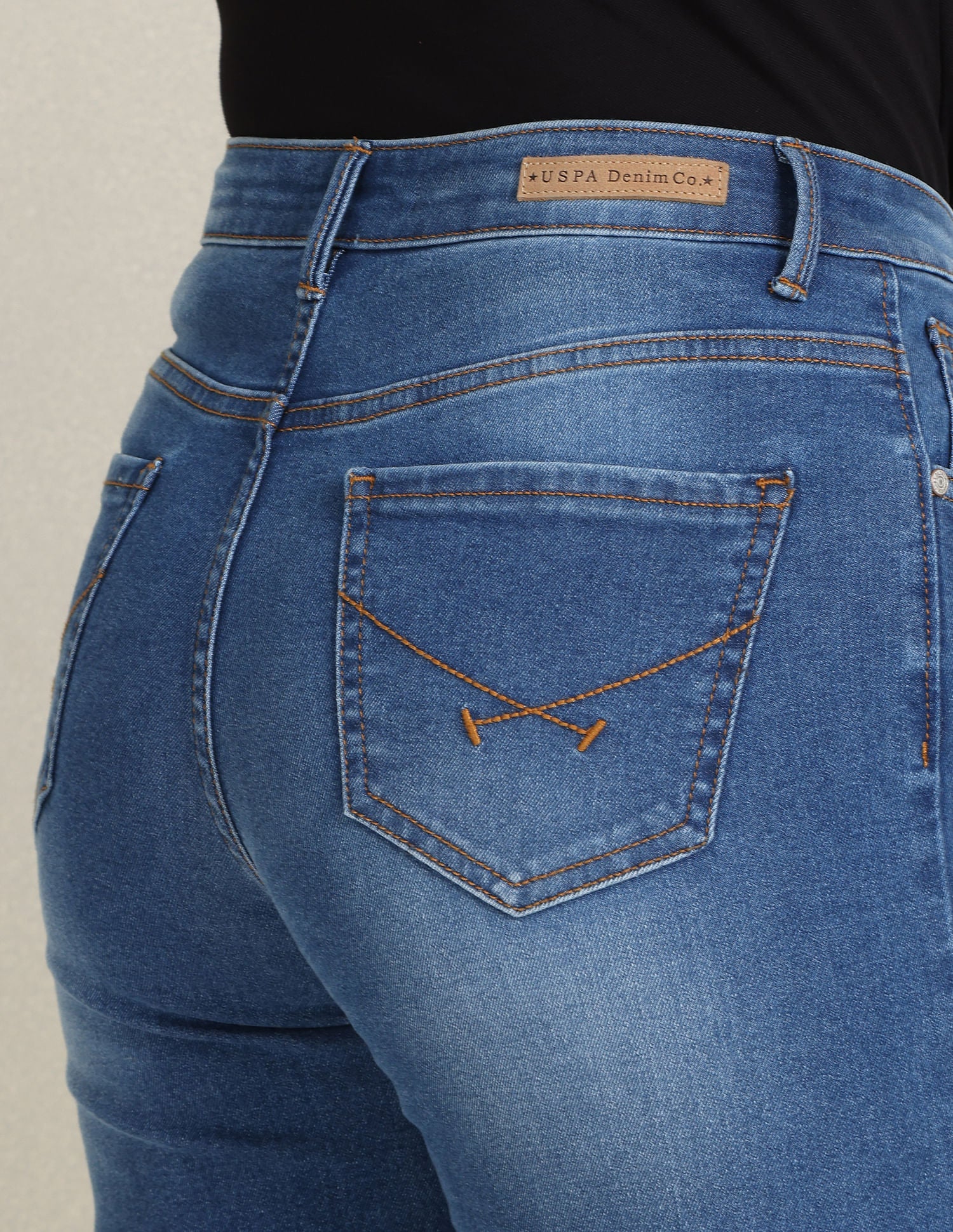Wide Leg Stone Wash Jeans – U.S. Polo Assn. India