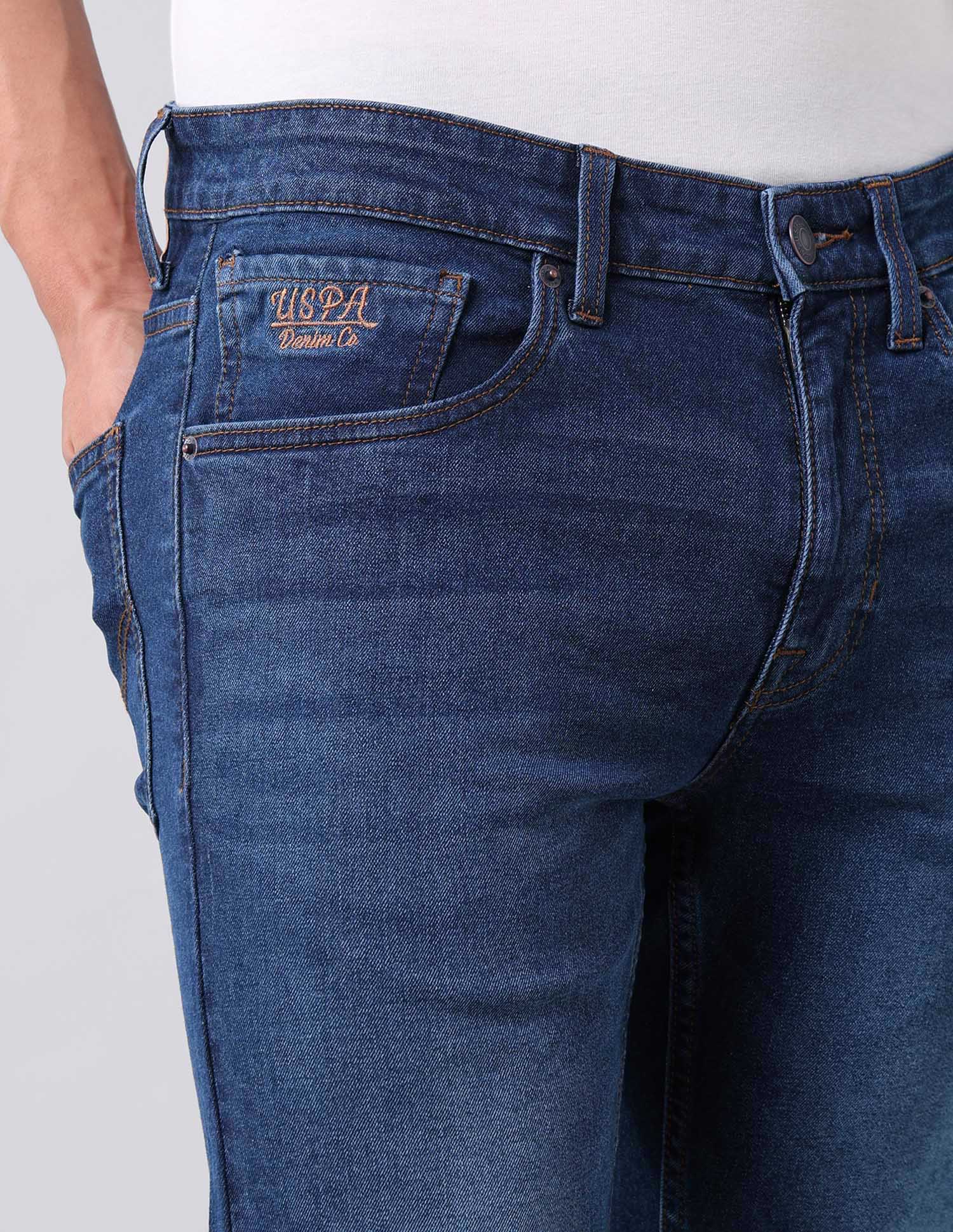 Regallo Skinny Fit Blue Jeans Blue - U.S. Polo Assn. India | Large