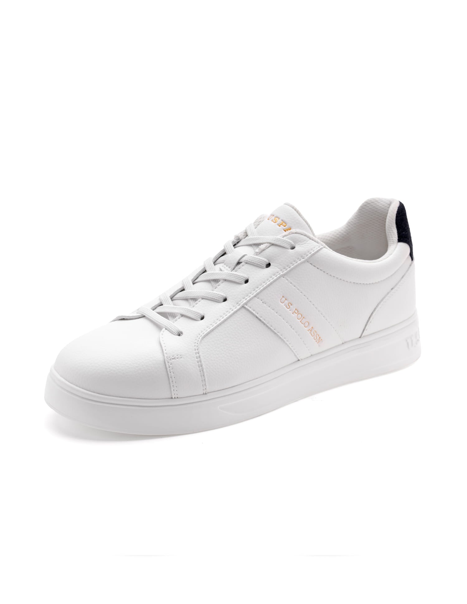 Men Kensy Solid Sneakers White - U.S. Polo Assn. India | Large