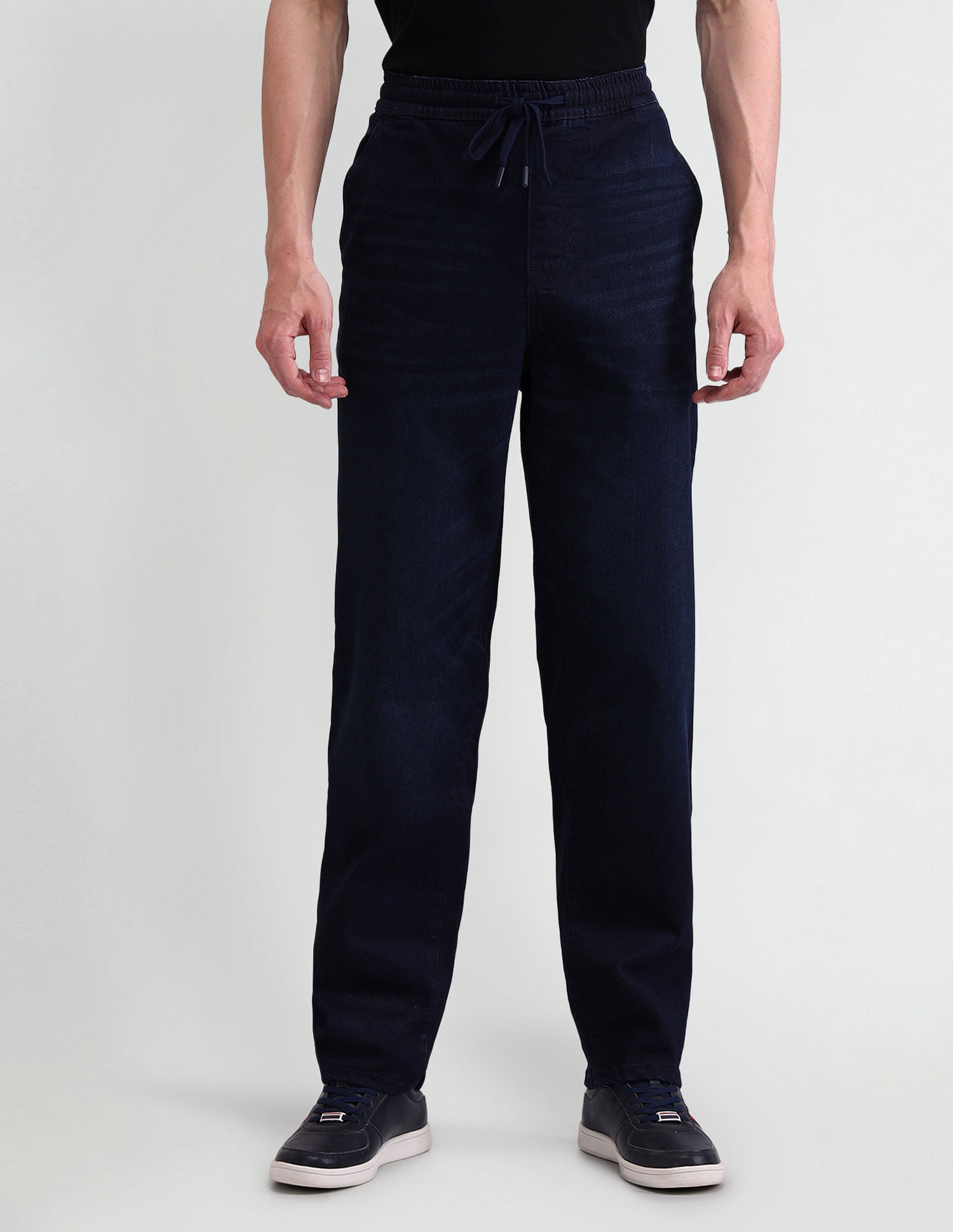 Slim Fit Blue Jogger Jeans Blue - U.S. Polo Assn. India | Large