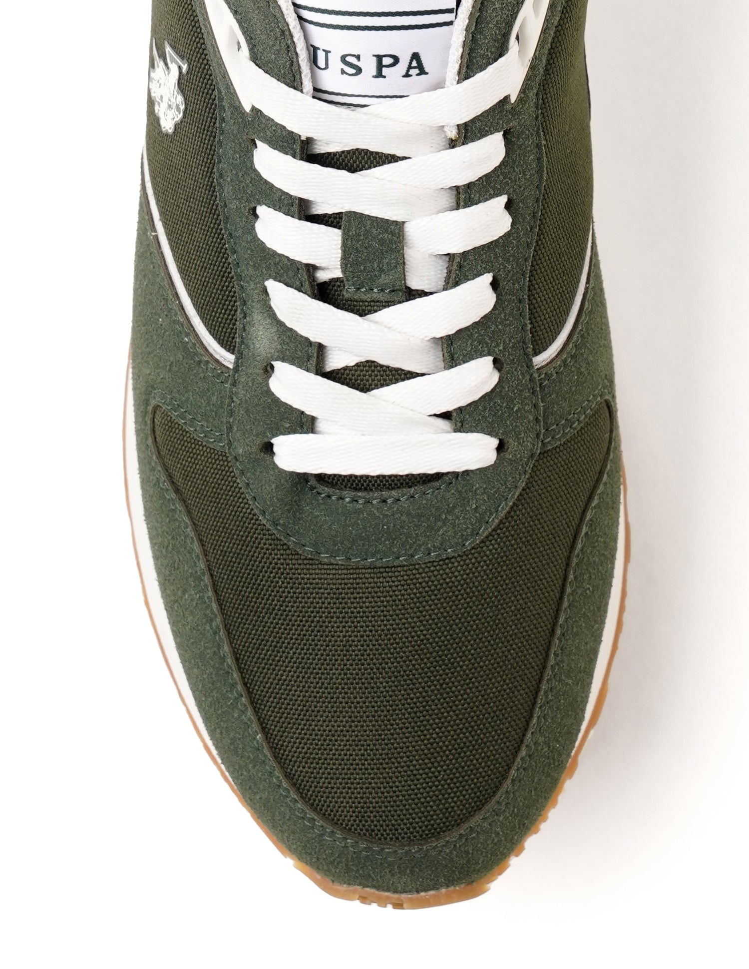 Men Aspen Green Retro Joggers Sneakers Green - U.S. Polo Assn. India | Large