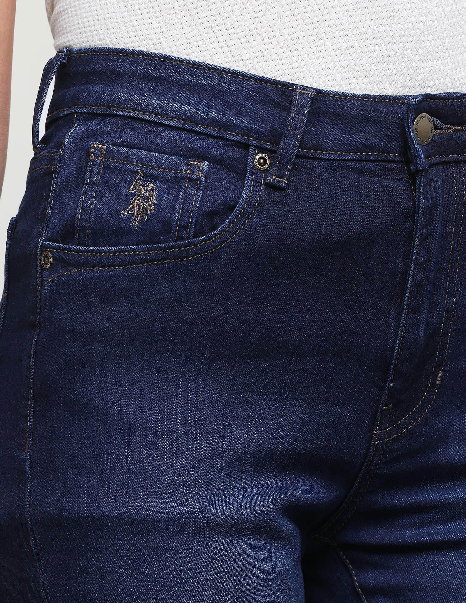 Bootcut Fit Blue Jeans Dark Blue - U.S. Polo Assn. India | Large