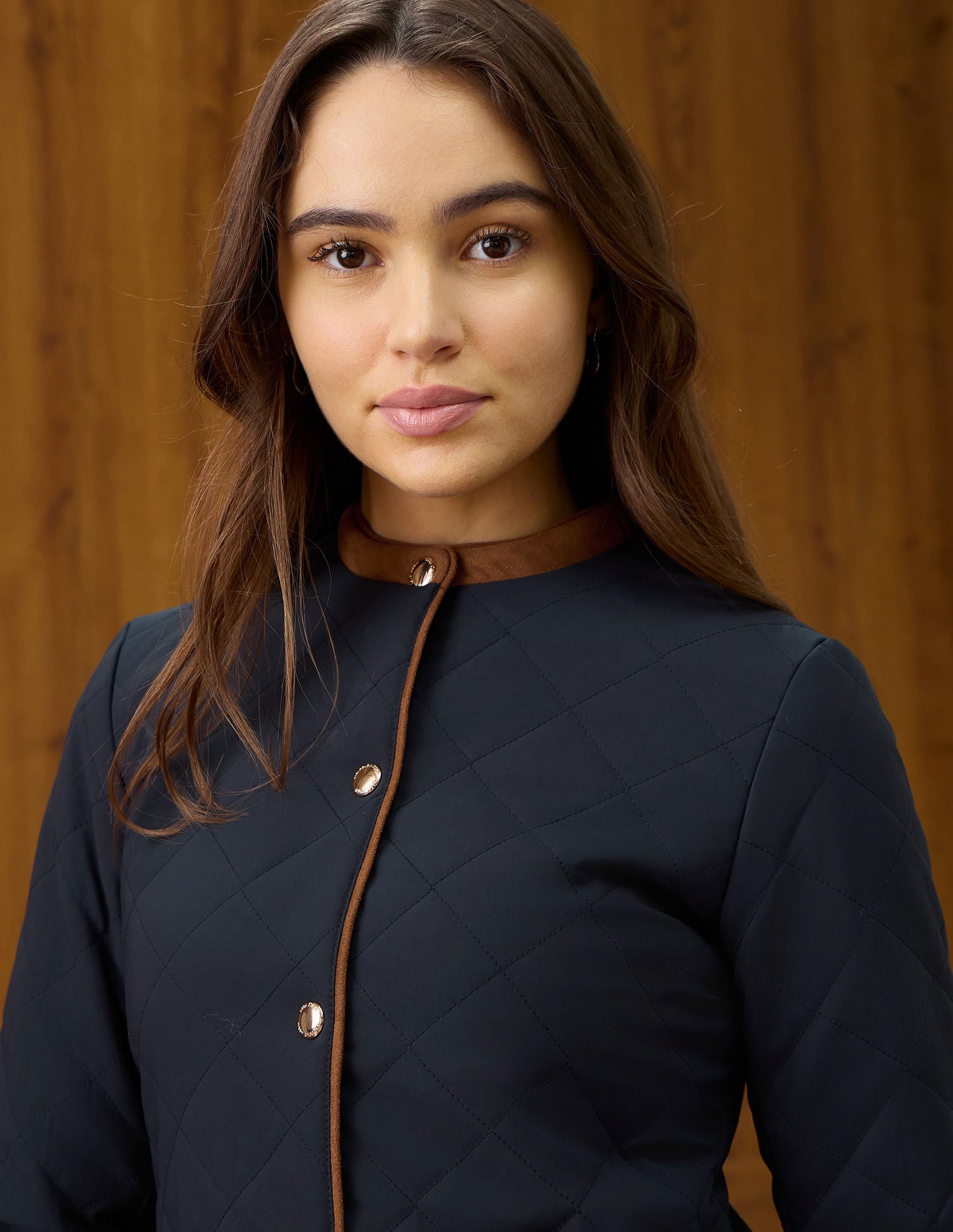 Solid Regular Fit High Neck Jacket Blue - U.S. POLO ASSN. | Large