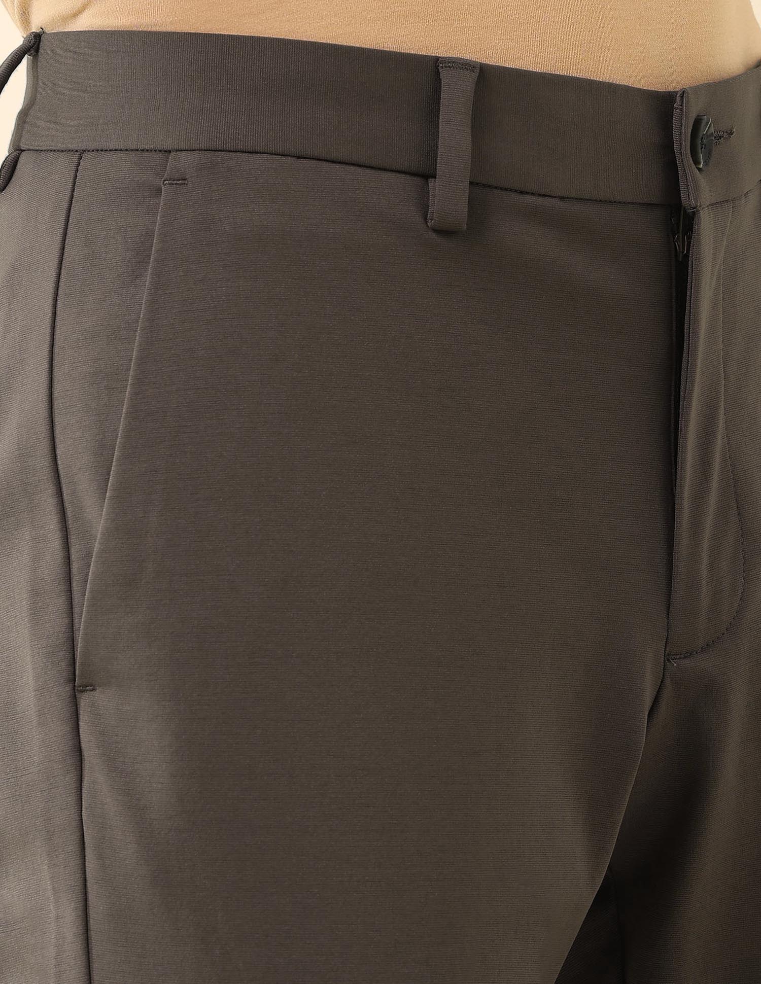 Austin Slim Fit Twill Trousers Brown - U.S. POLO ASSN. | Large