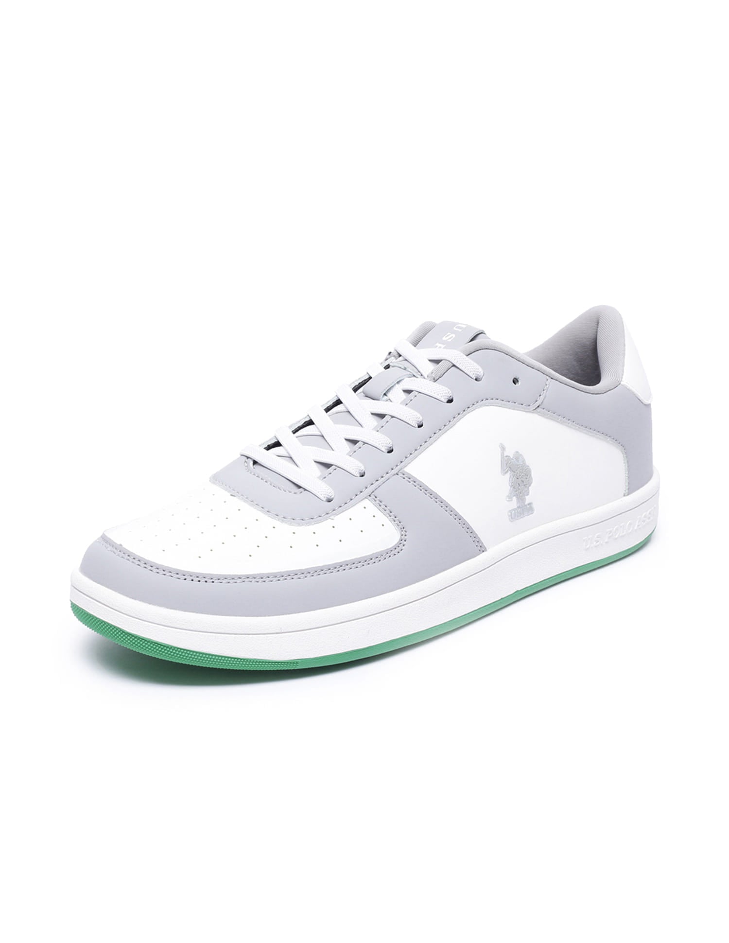 Men Colorblocked Rein 3.0 Sneakers Grey - U.S. Polo Assn. India | Large