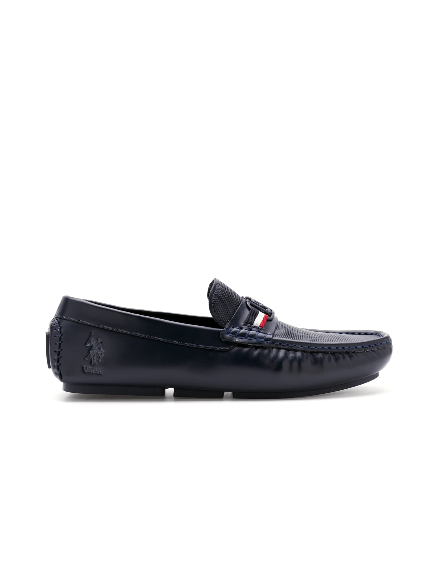 Men Anton 2.0 Textured Loafers Navy - U.S. Polo Assn. India | Large