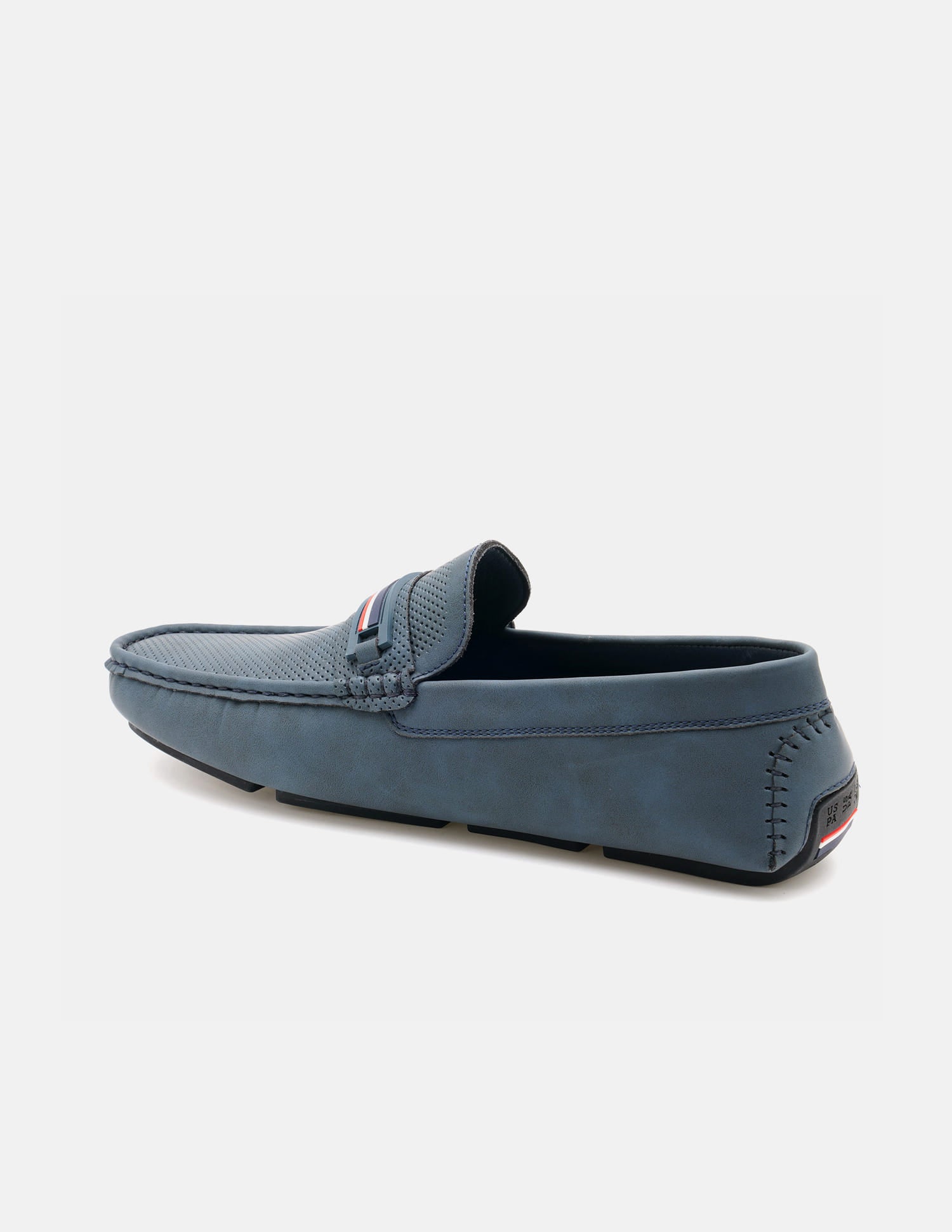 Men Barnes 5.0 Textured Loafers Navy - U.S. Polo Assn. India | Large