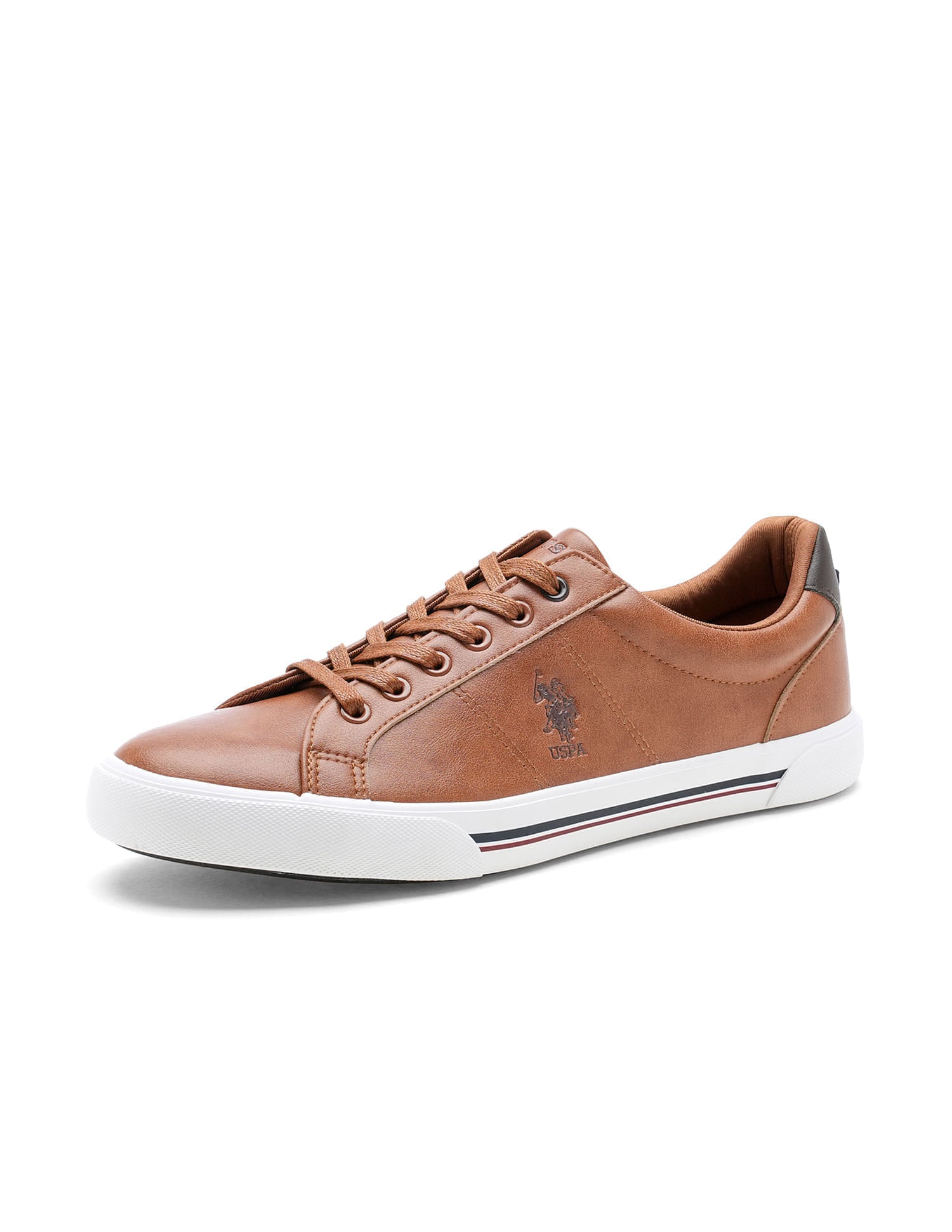 Men Solid Padry 4.0 Sneakers Tan - U.S. Polo Assn. India | Large