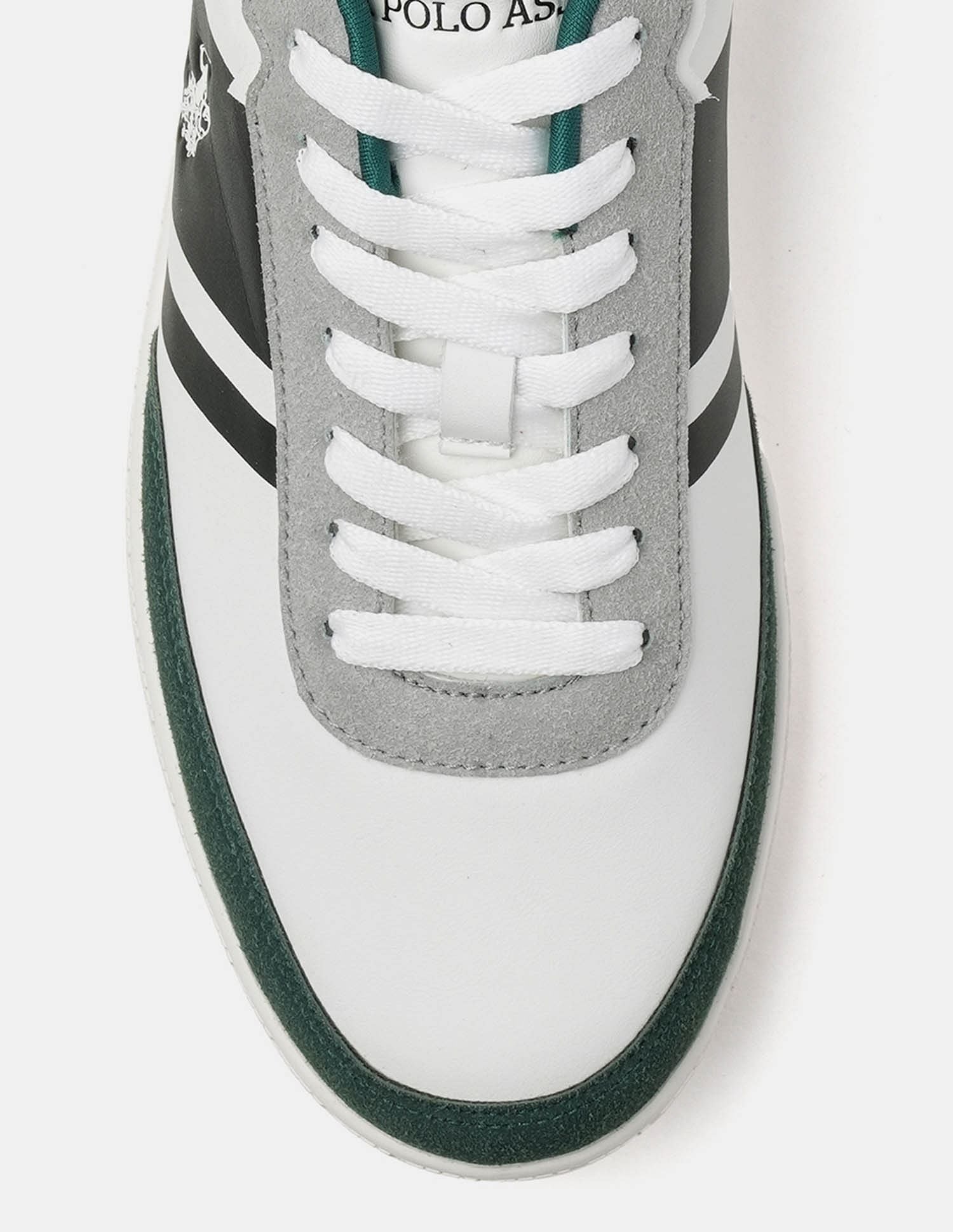 Men Hilton Colour Blocked Sneakers Green - U.S. POLO ASSN. | Large