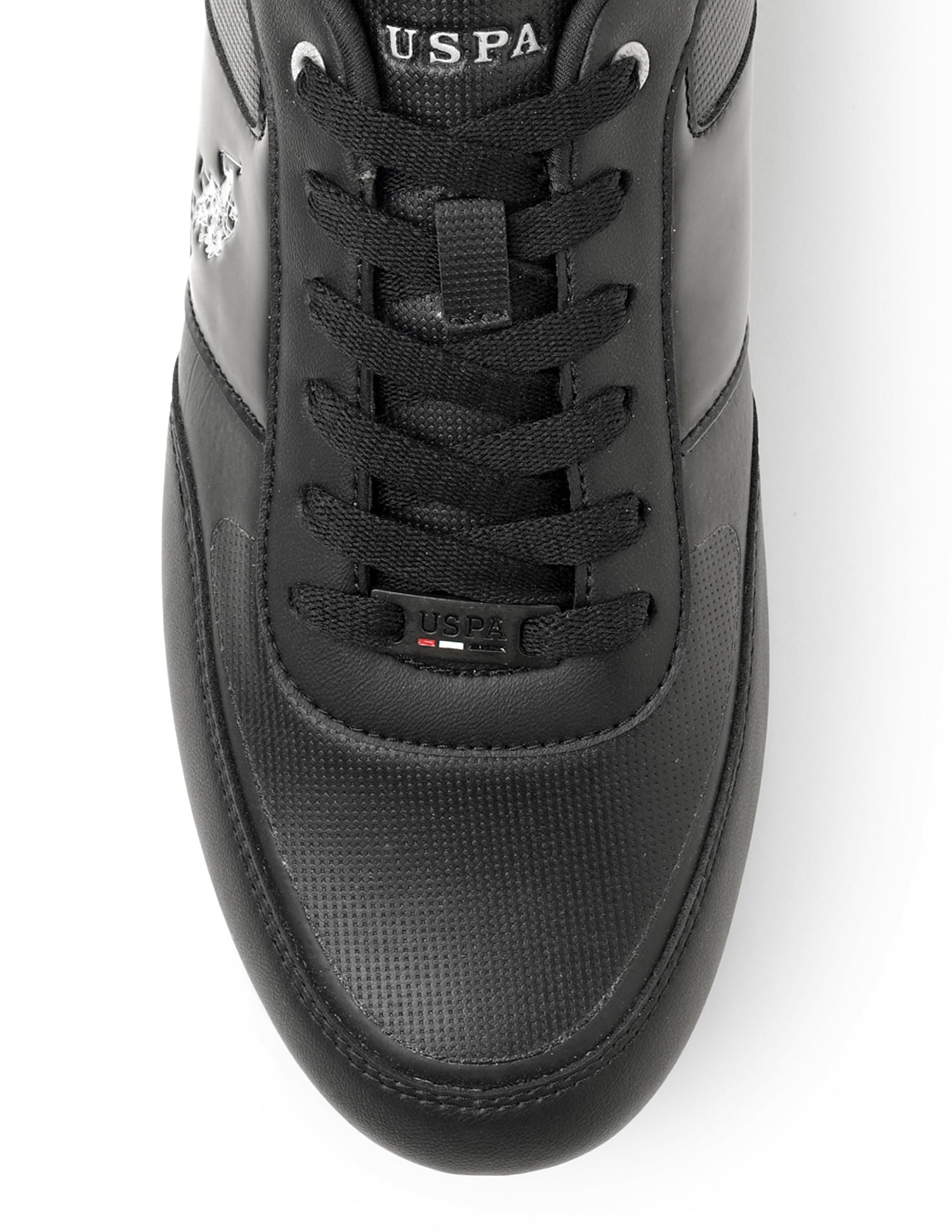 Men Marvin 2.0 Black Work Casuals Lace Up Shoes Black - U.S. Polo Assn. India | Large