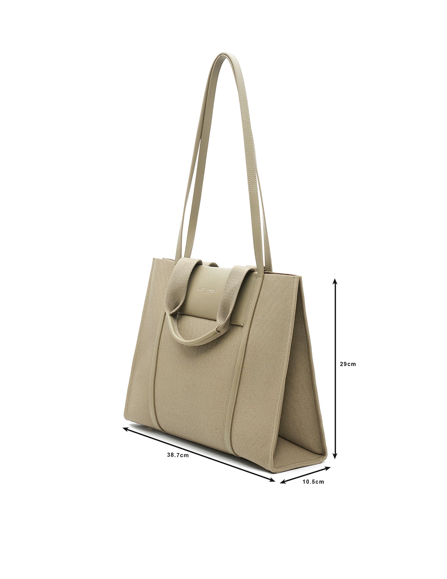 Nora Monogram Tote Bag Olive - U.S. Polo Assn. India | Large