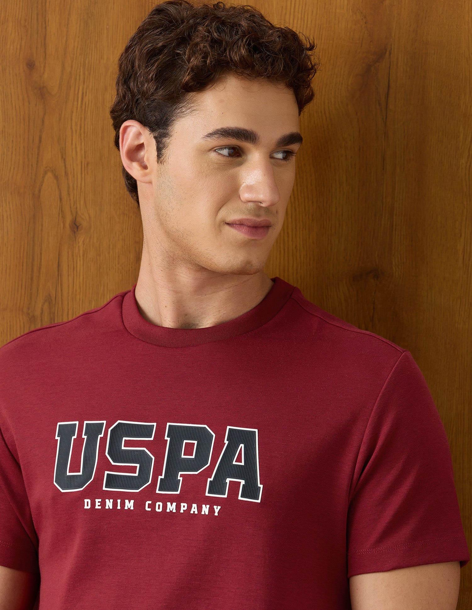 Brand Appliqued Relaxed Fit T-Shirt Red - U.S. Polo Assn. India | Large