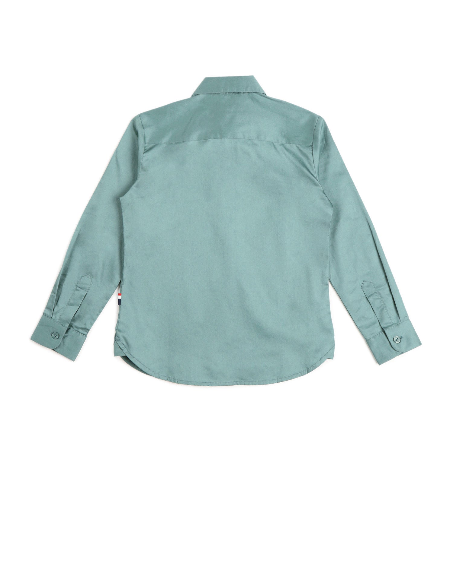 Boys Pure Cotton Regular Fit Shirt Green - U.S. POLO ASSN. | Large