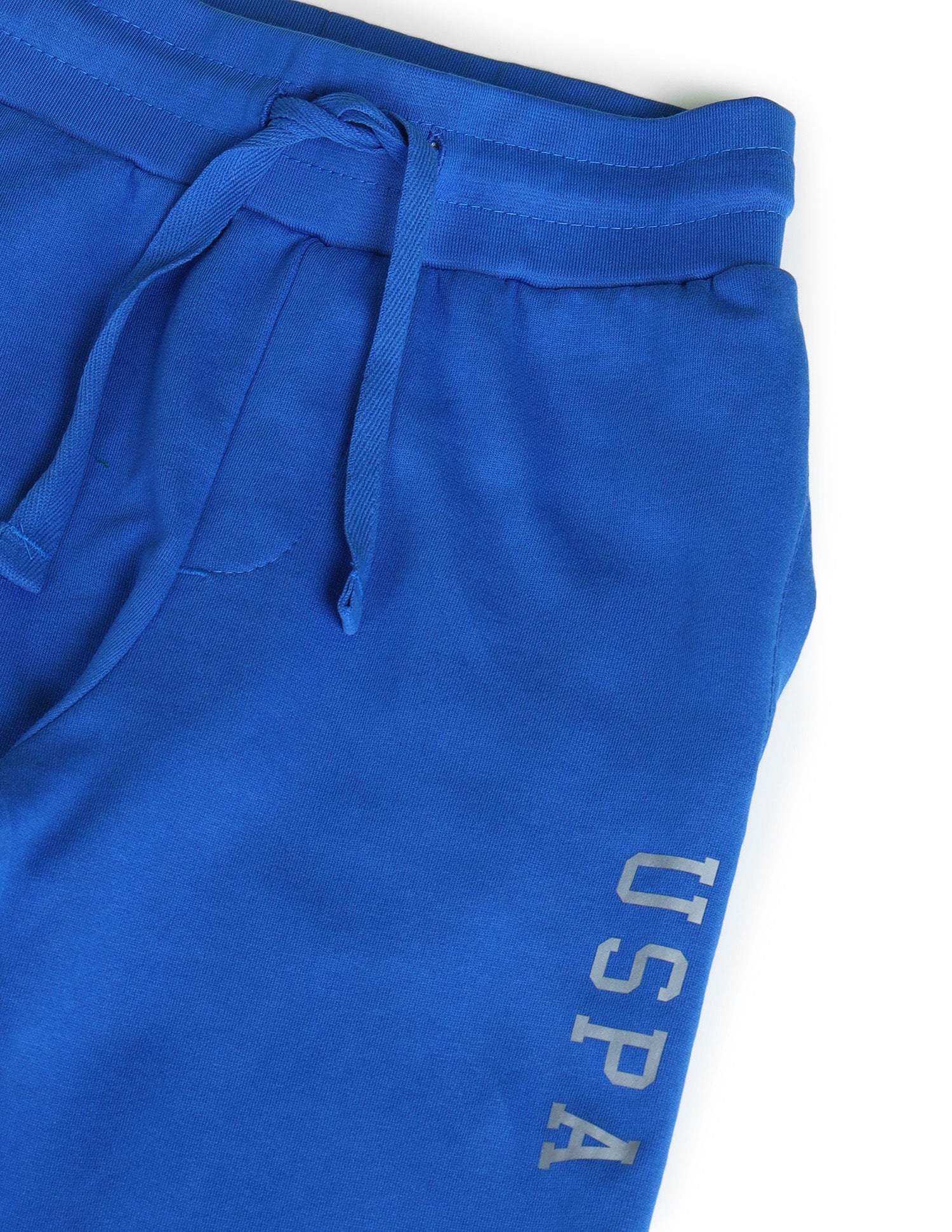 Boys Solid Regular Fit Joggers Blue - U.S. POLO ASSN. | Large