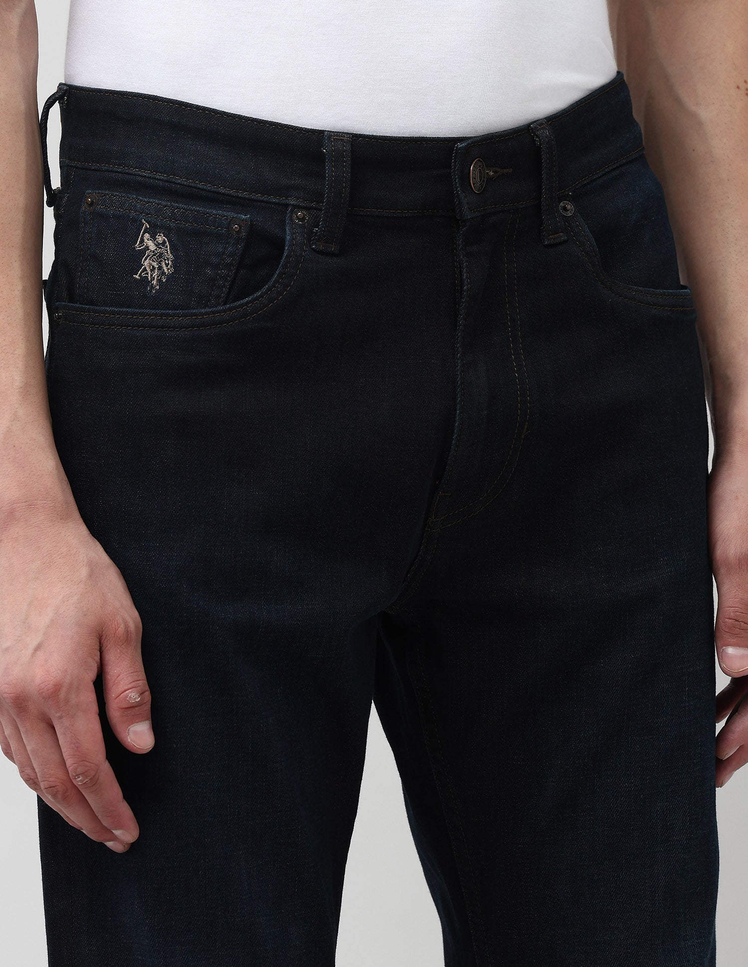 Connor Bootcut Blue Jeans Dark Wash - U.S. POLO ASSN. | Large