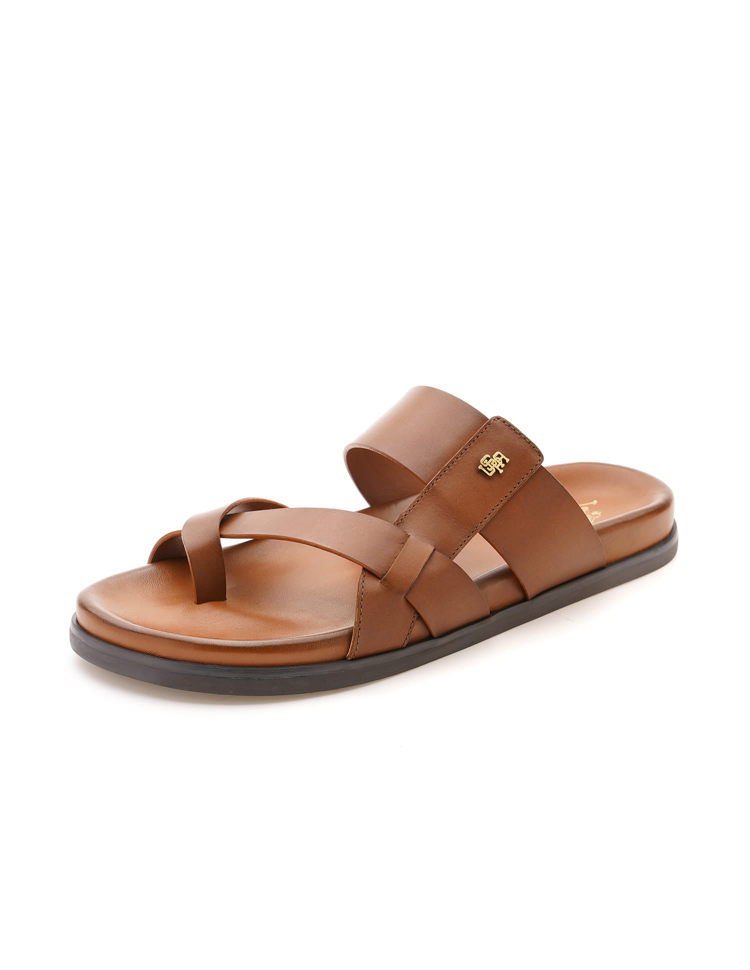 Buckle Strap Iker Sandals Brown - U.S. Polo Assn. India | Large