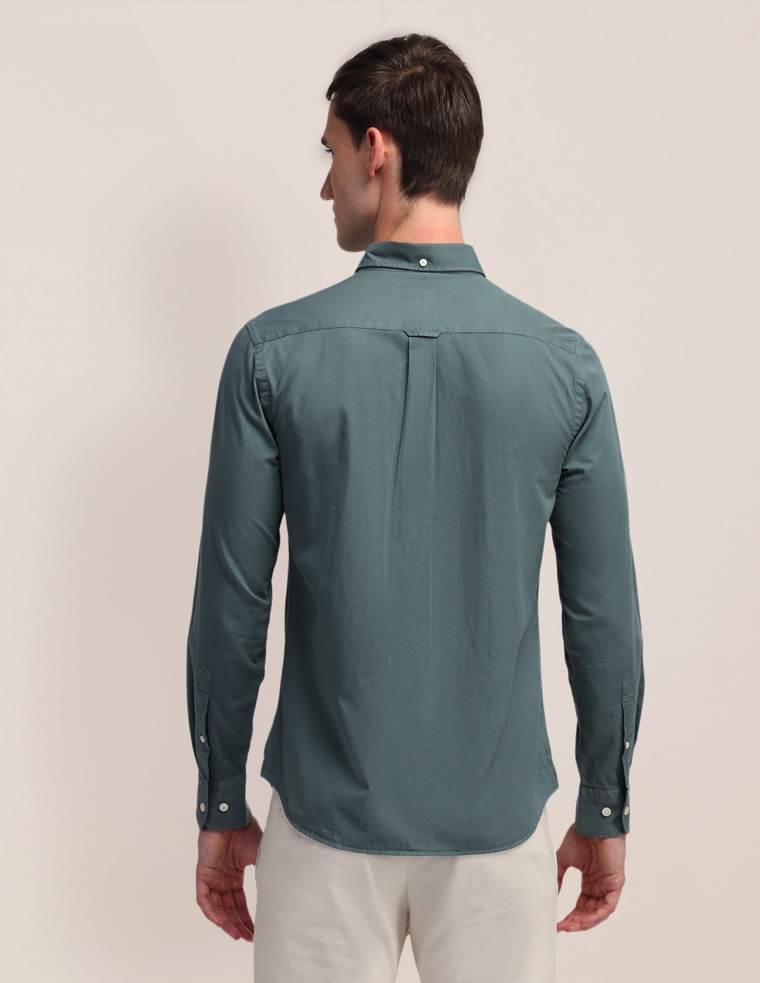 Tailored Fit Cotton Shirt Grey - U.S. POLO ASSN. | Large