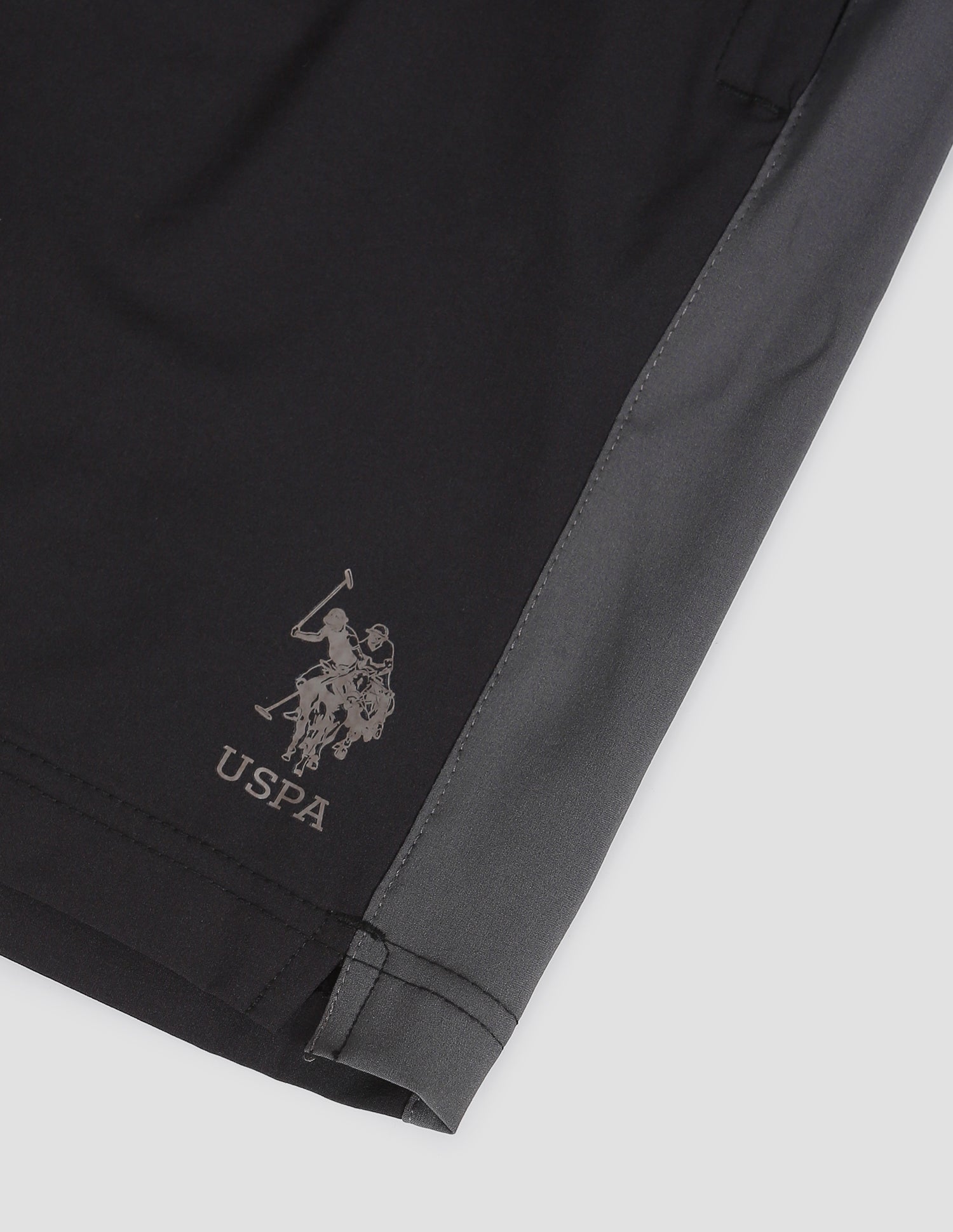 Mid Rise Elasticized Waist I716 Shorts - Pack Of 1 Black - U.S. POLO ASSN. | Large