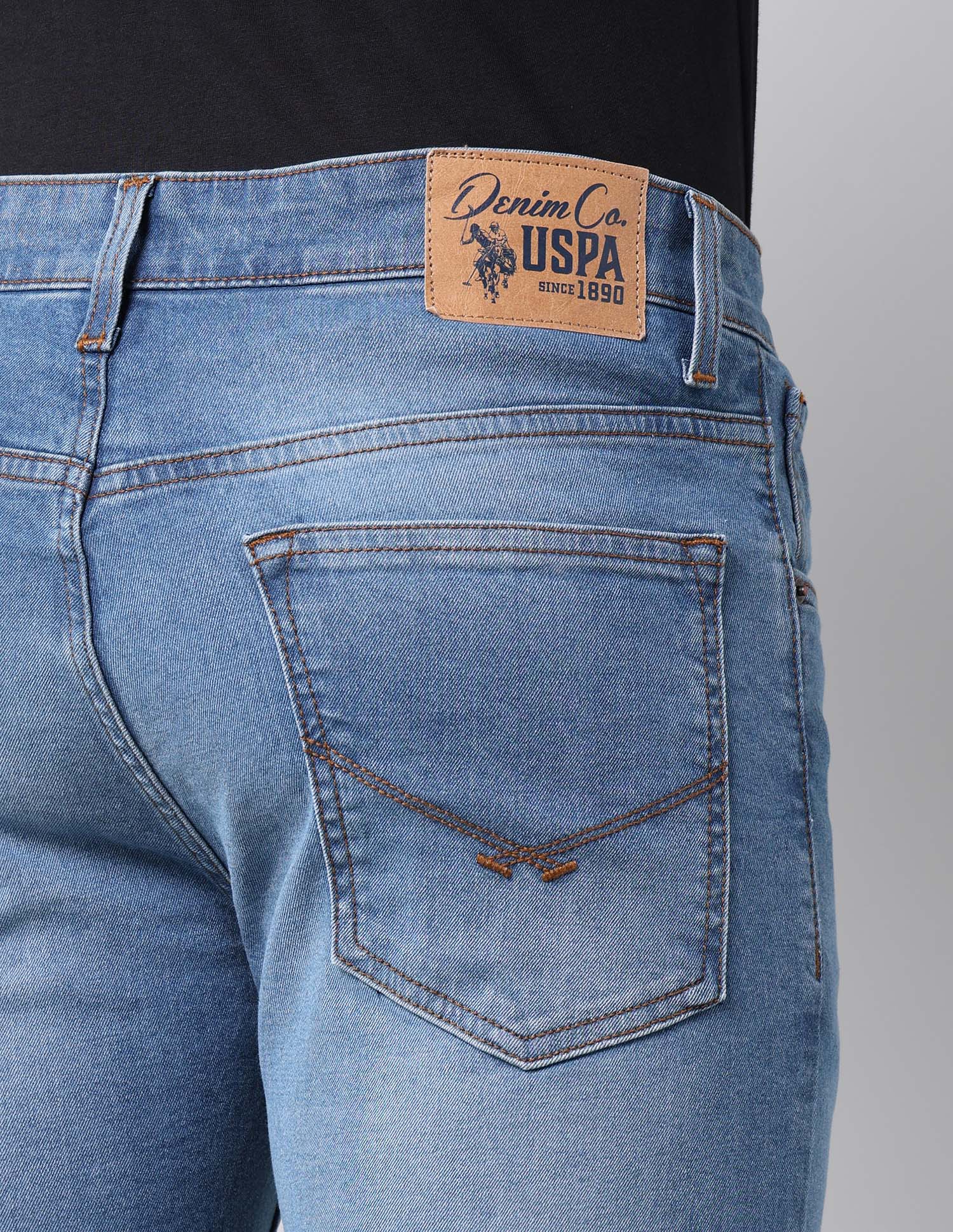 Regallo Skinny Fit Blue Jeans Blue - U.S. Polo Assn. India | Large