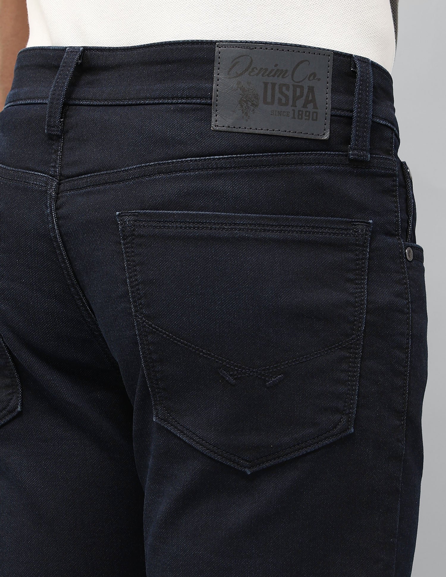 Regallo Skinny Fit Blue Jeans Dark Blue - U.S. POLO ASSN. | Large