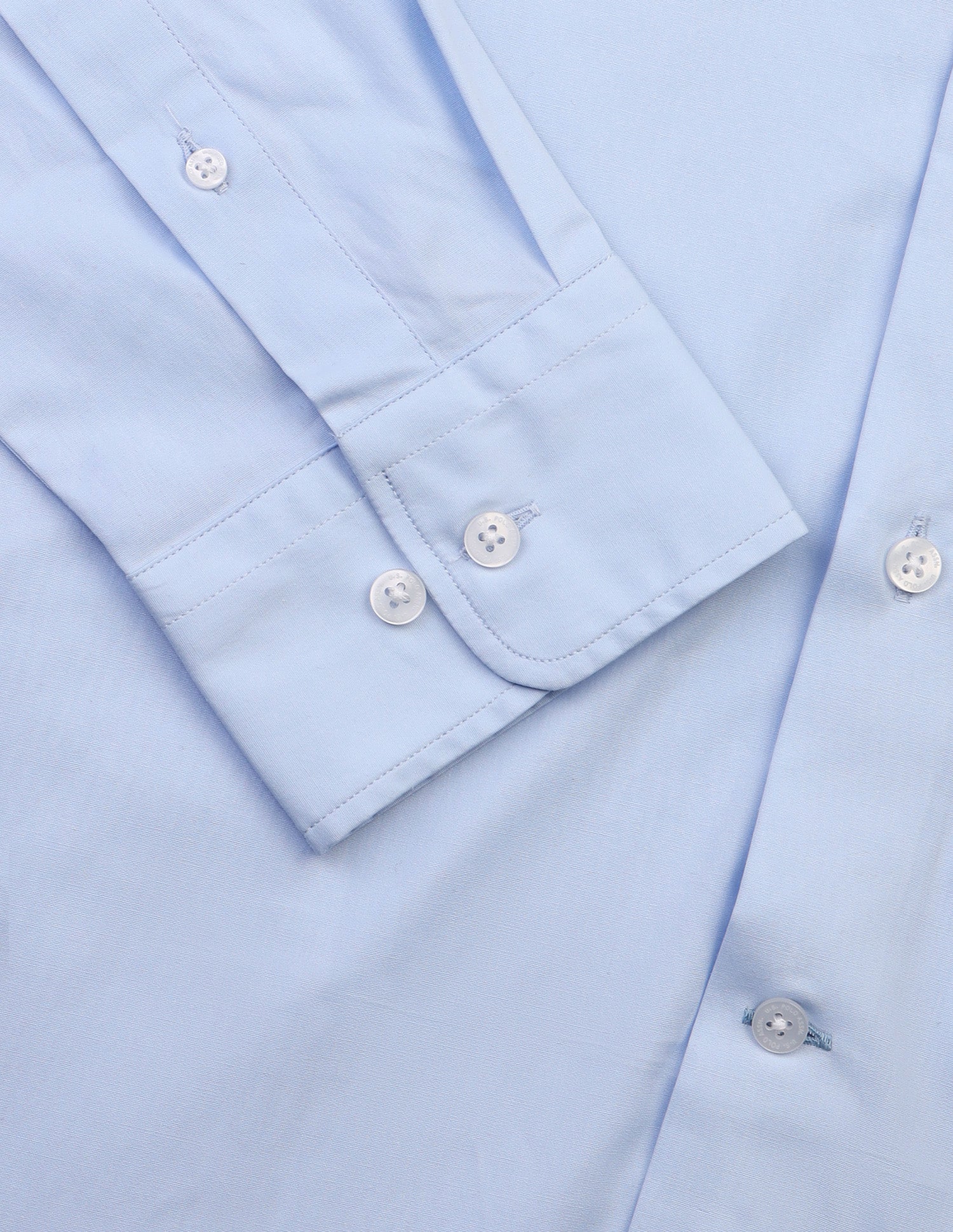 Solid Tailored Fit Shirt Light Blue - U.S. Polo Assn. India | Large