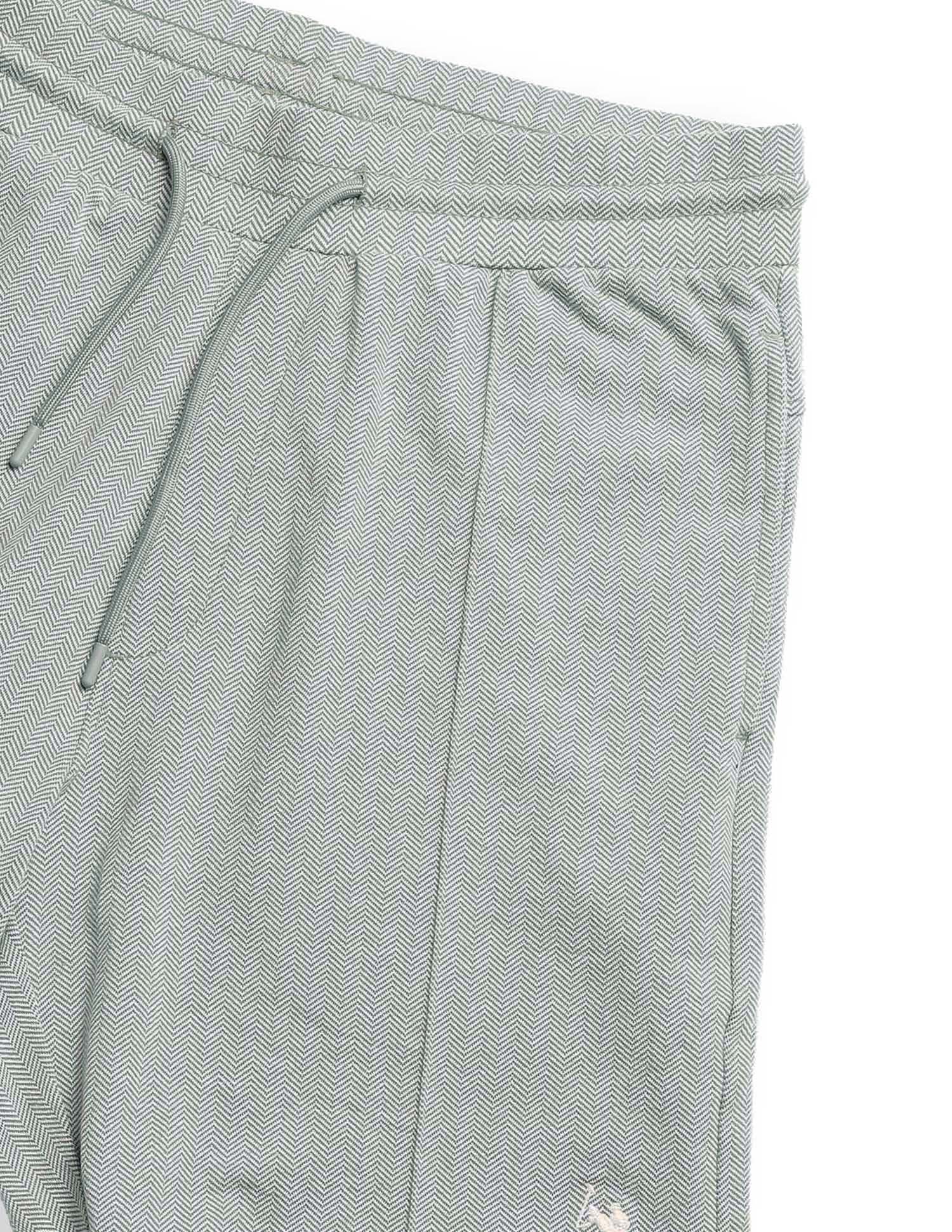 Chevron Slim Fit PS004-PL Lounge Shorts - Pack of 1 Deep Lichen Green - U.S. Polo Assn. India | Large