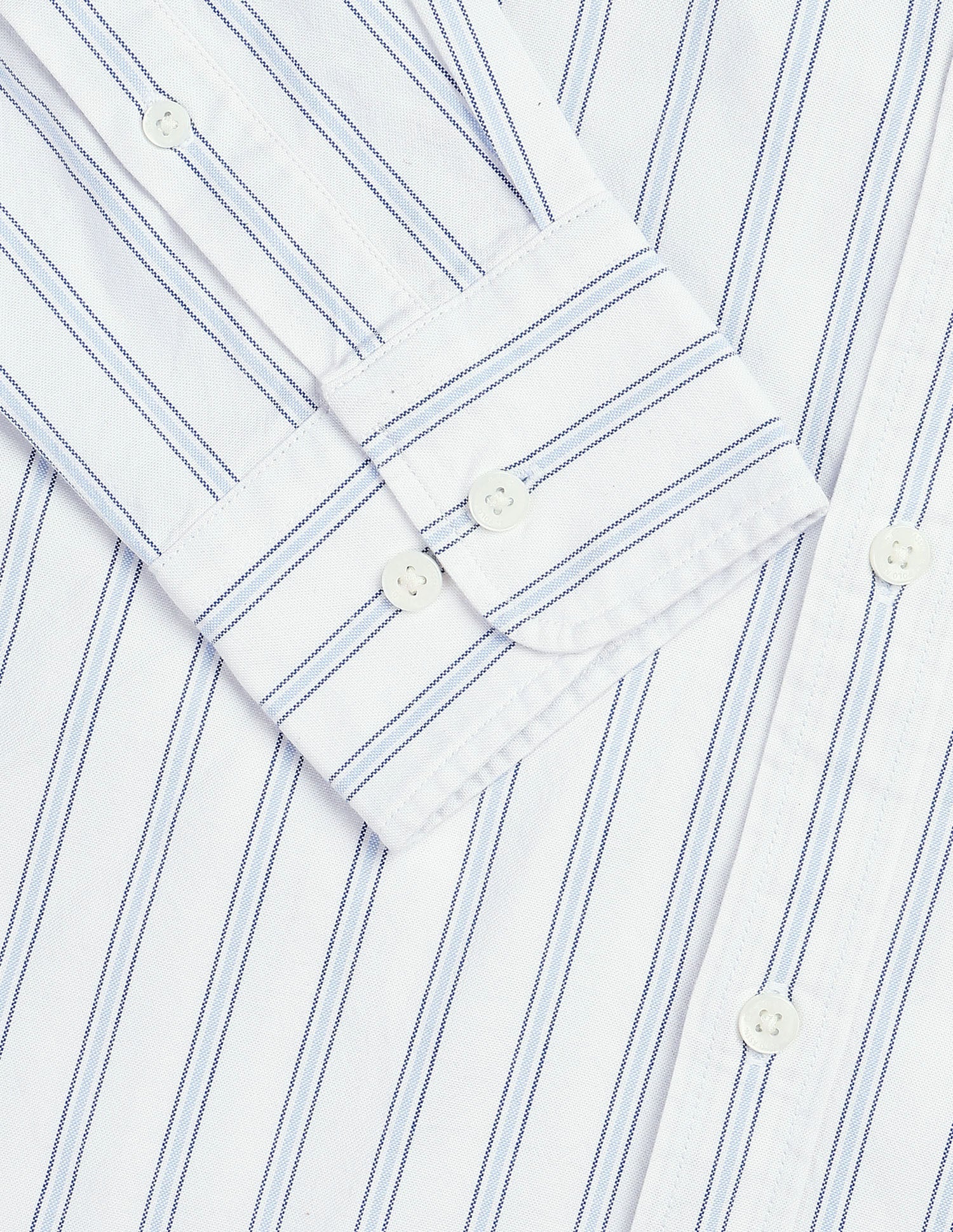 Vertical Striped Oxford Shirt Blue - U.S. Polo Assn. India | Large