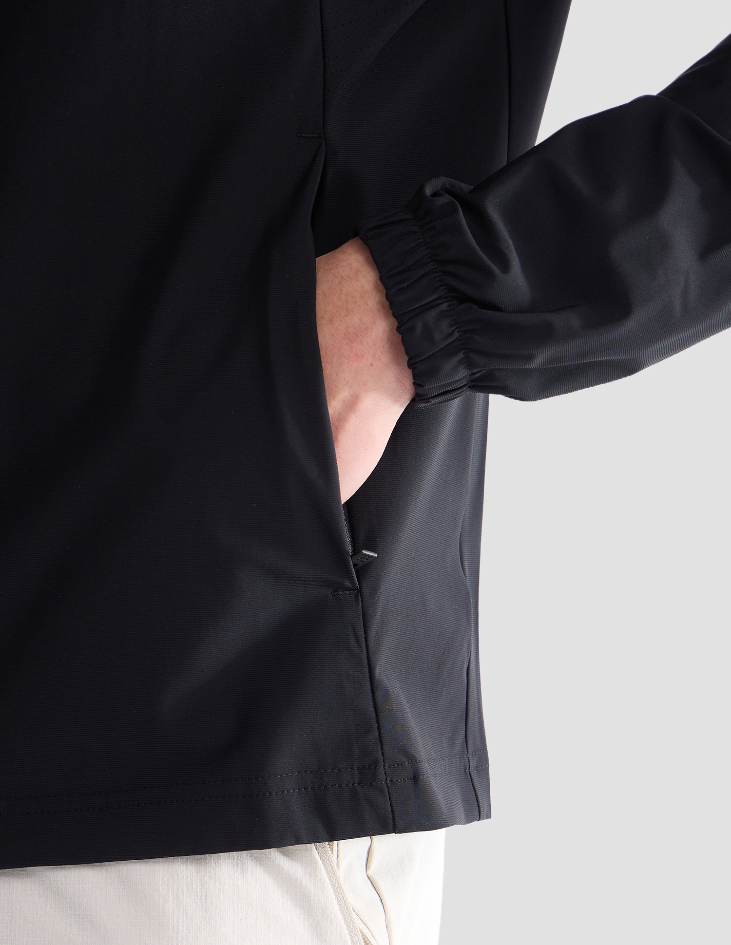 Slim Fit Active Zipper Jacket Black - U.S. Polo Assn. India | Large