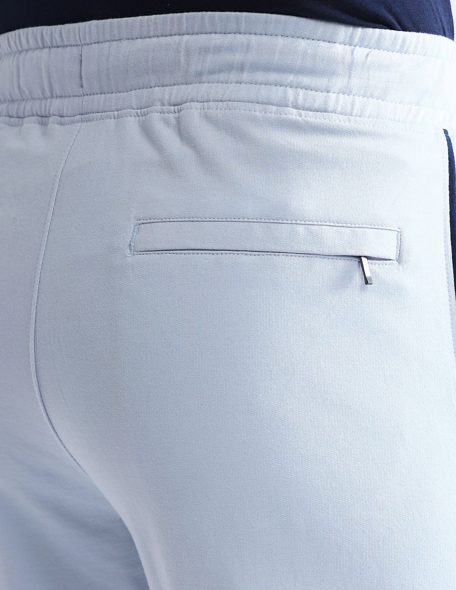 Pure Cotton Solid OJ003 Joggers - Pack Of 1 Light Blue - U.S. POLO ASSN. | Large