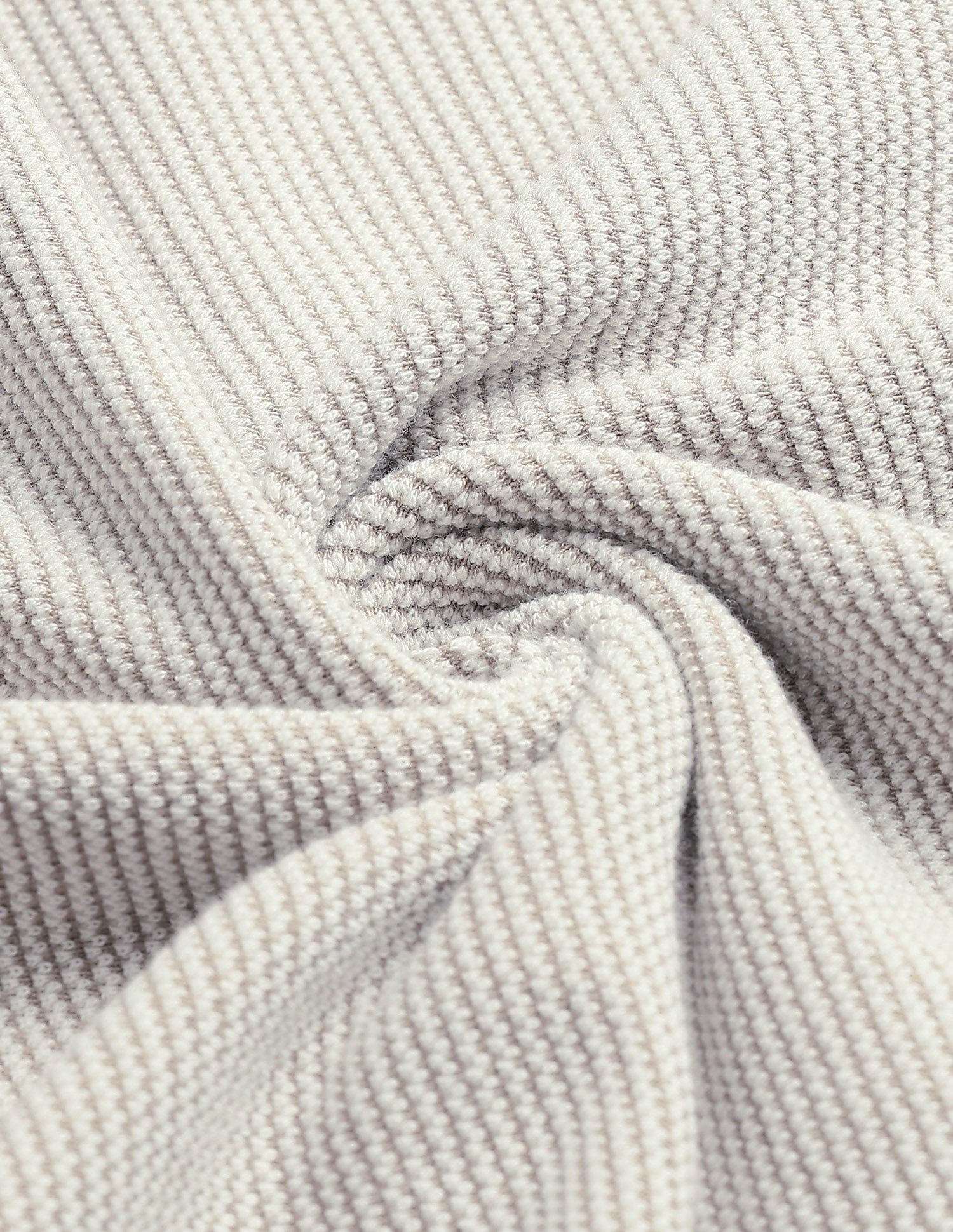 Textured Motel On The Coast Slim Fit T-Shirt Ivory - U.S. Polo Assn. India | Large