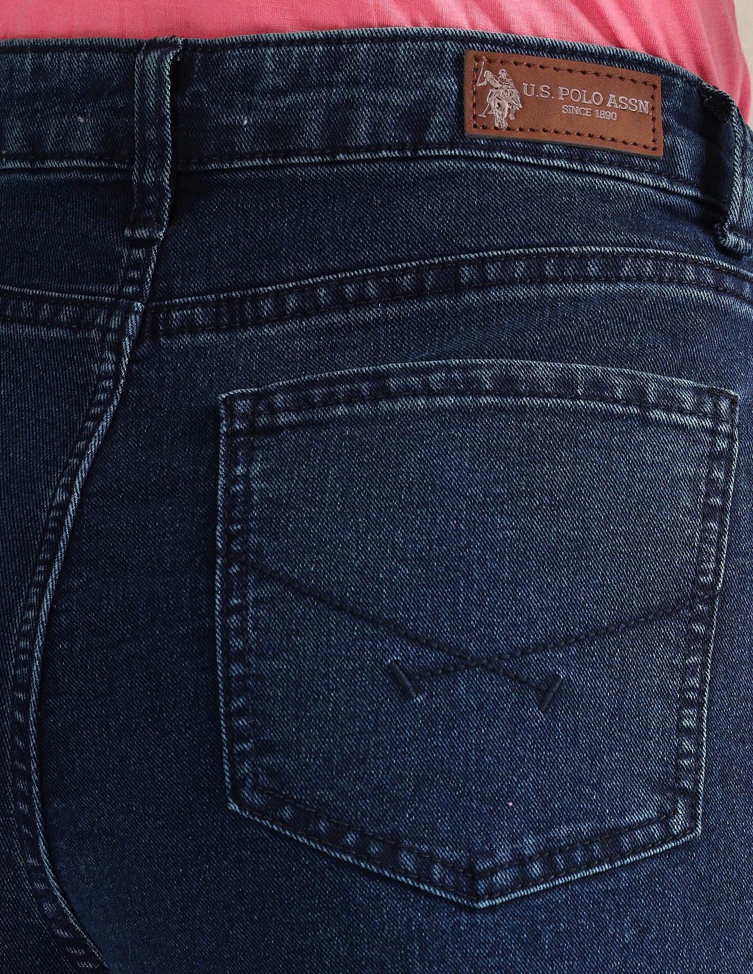 Straight Fit Blue Jeans Blue - U.S. POLO ASSN. | Large