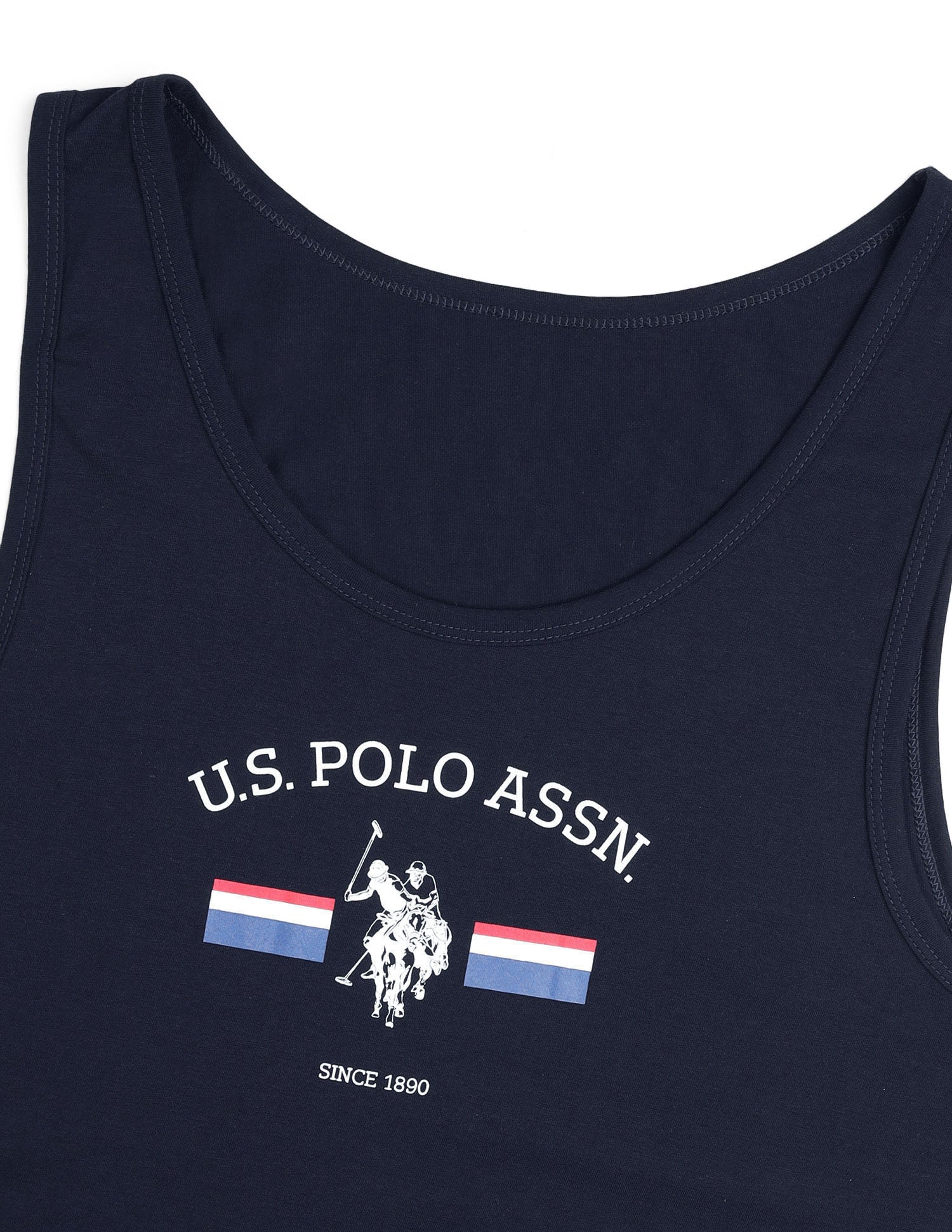 Brand Print Comfort Fit OEV02 Vest - Pack Of 1 Navy - U.S. POLO ASSN. | Large