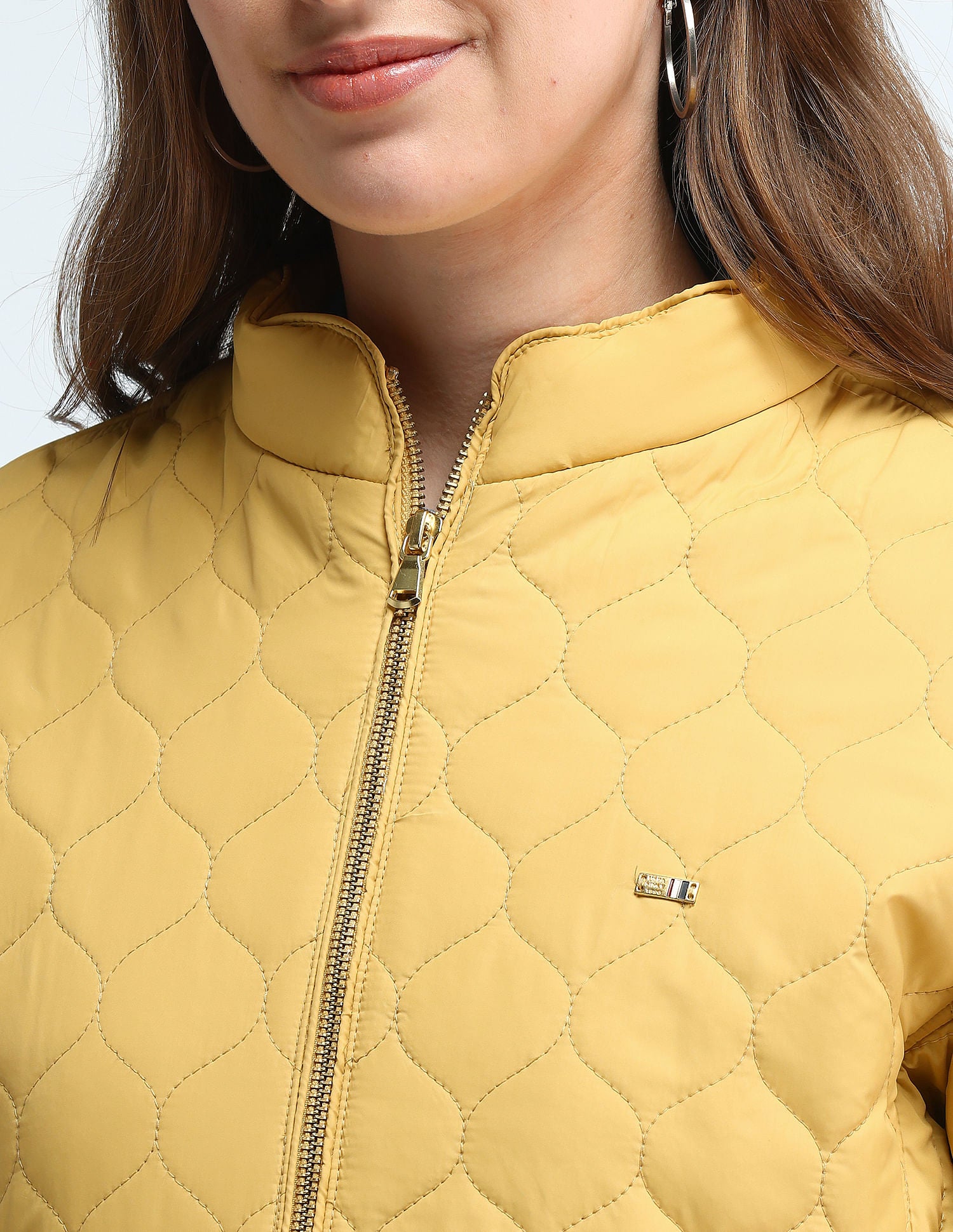 Regular Fit Quilted Jacket Mustard - U.S. POLO ASSN. | Large