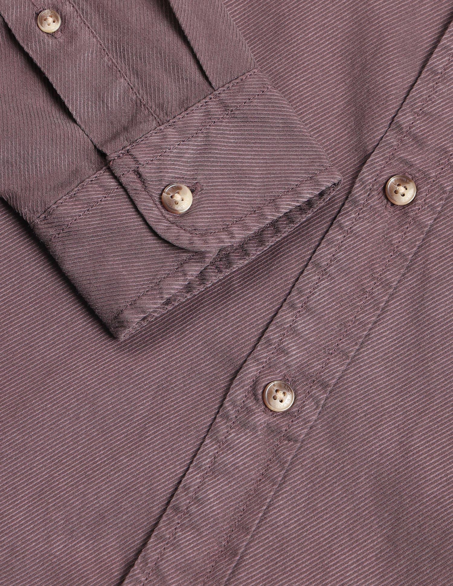 Twill Regular Fit Shirt Burgundy - U.S. POLO ASSN. | Large